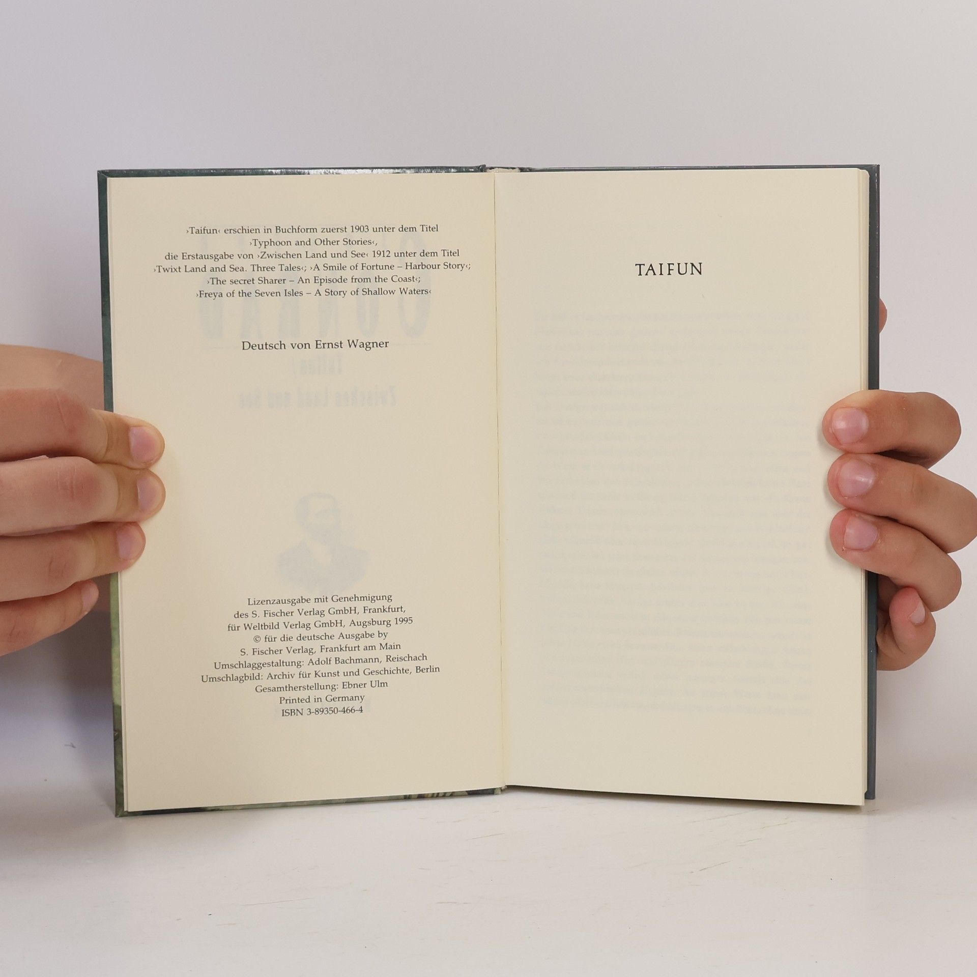 Joseph Conrad Taifun/Zwischen Land und See