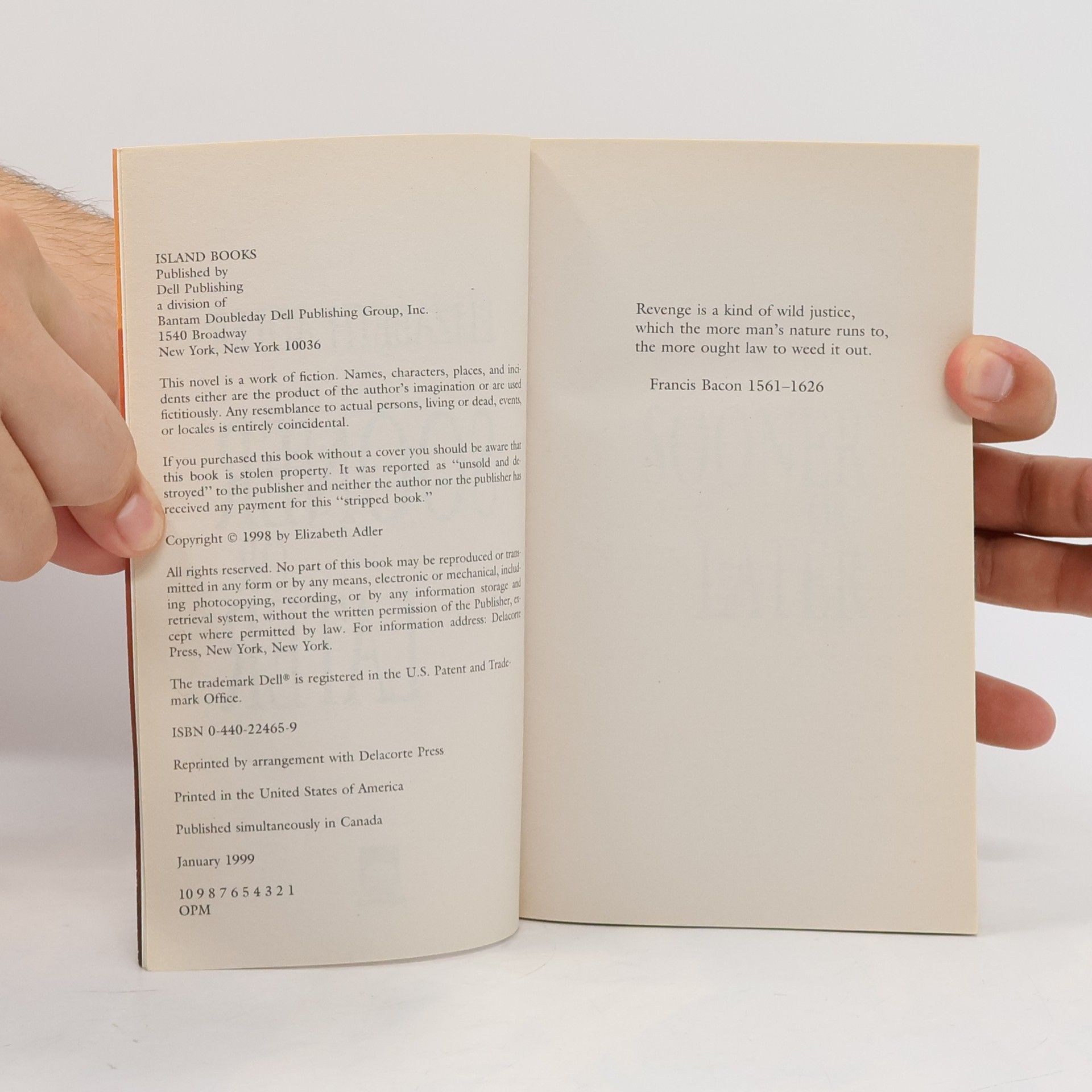 Elizabeth Adler Sooner or Later