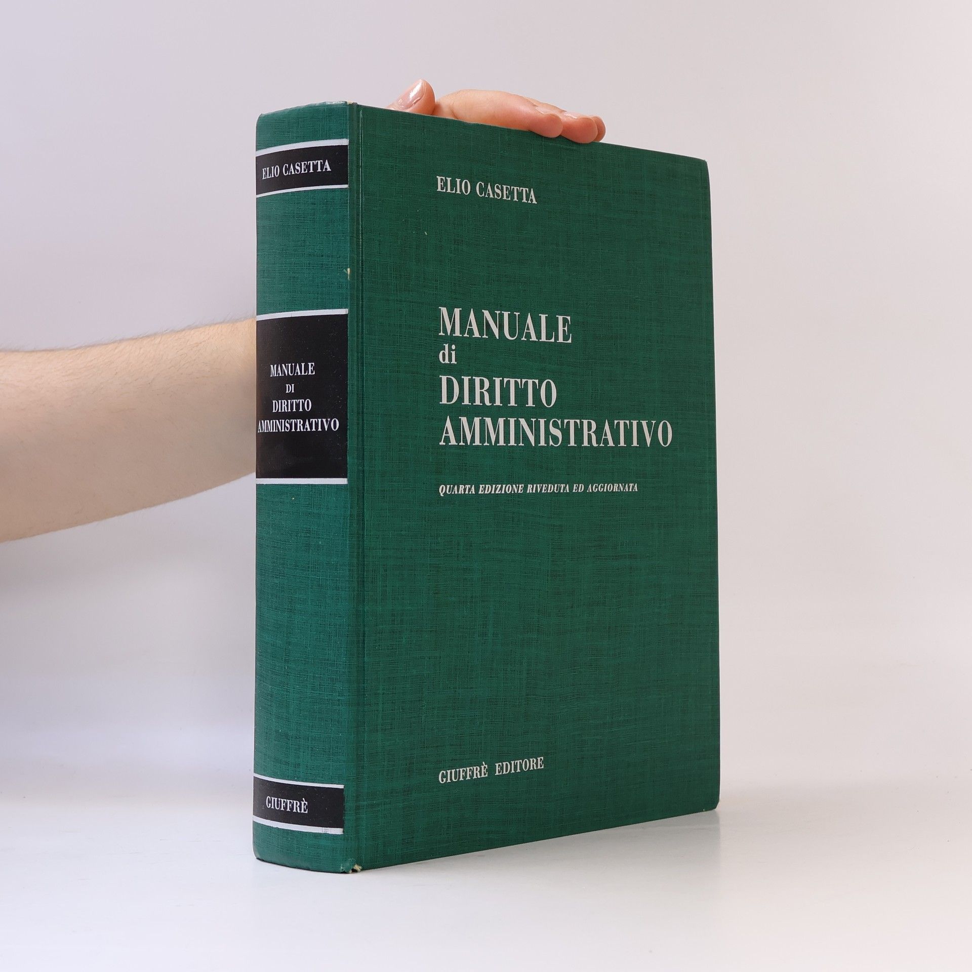 Elio Casetta Manuale di diritto amministrativo