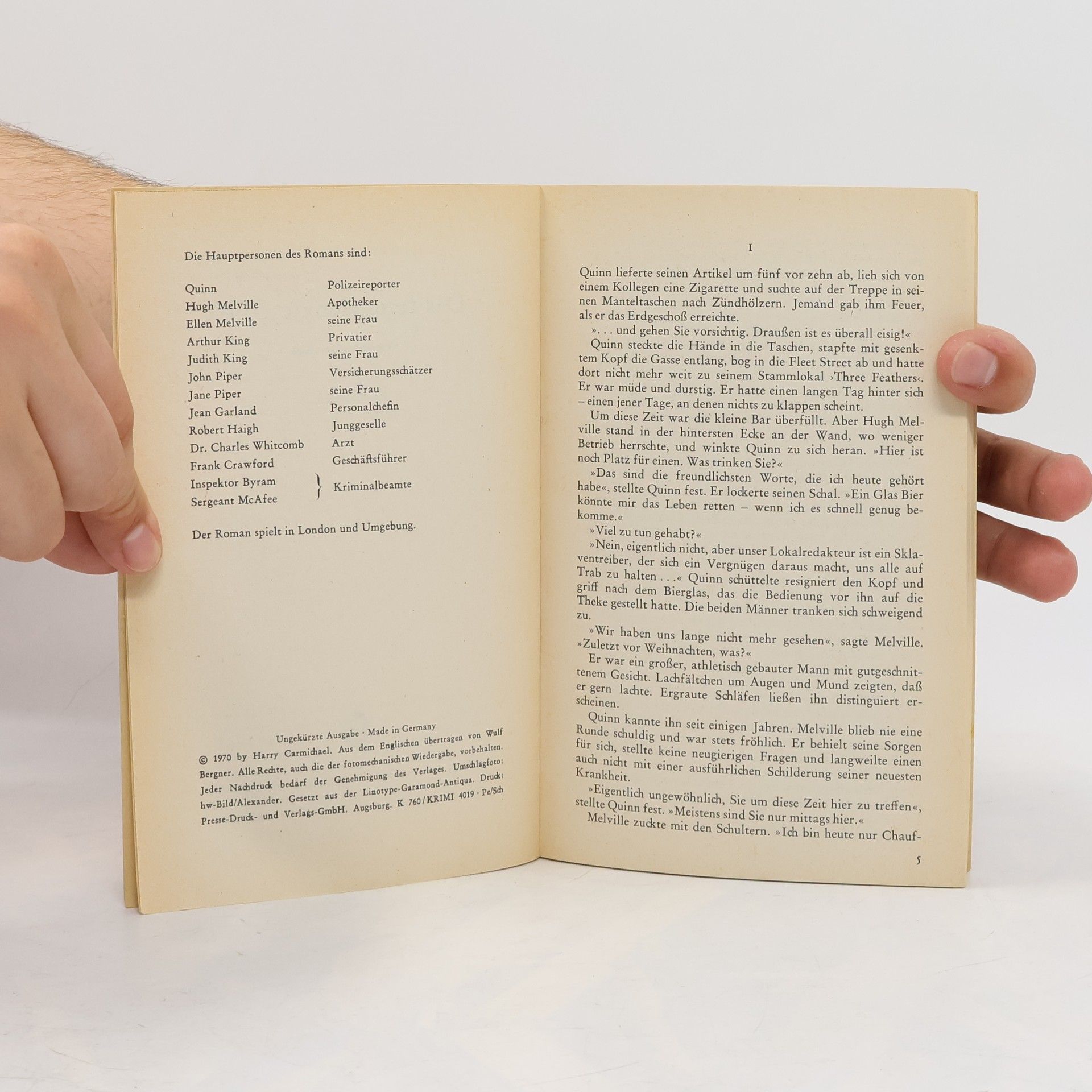 Harry Carmichael Das ferngelenkte Alibi