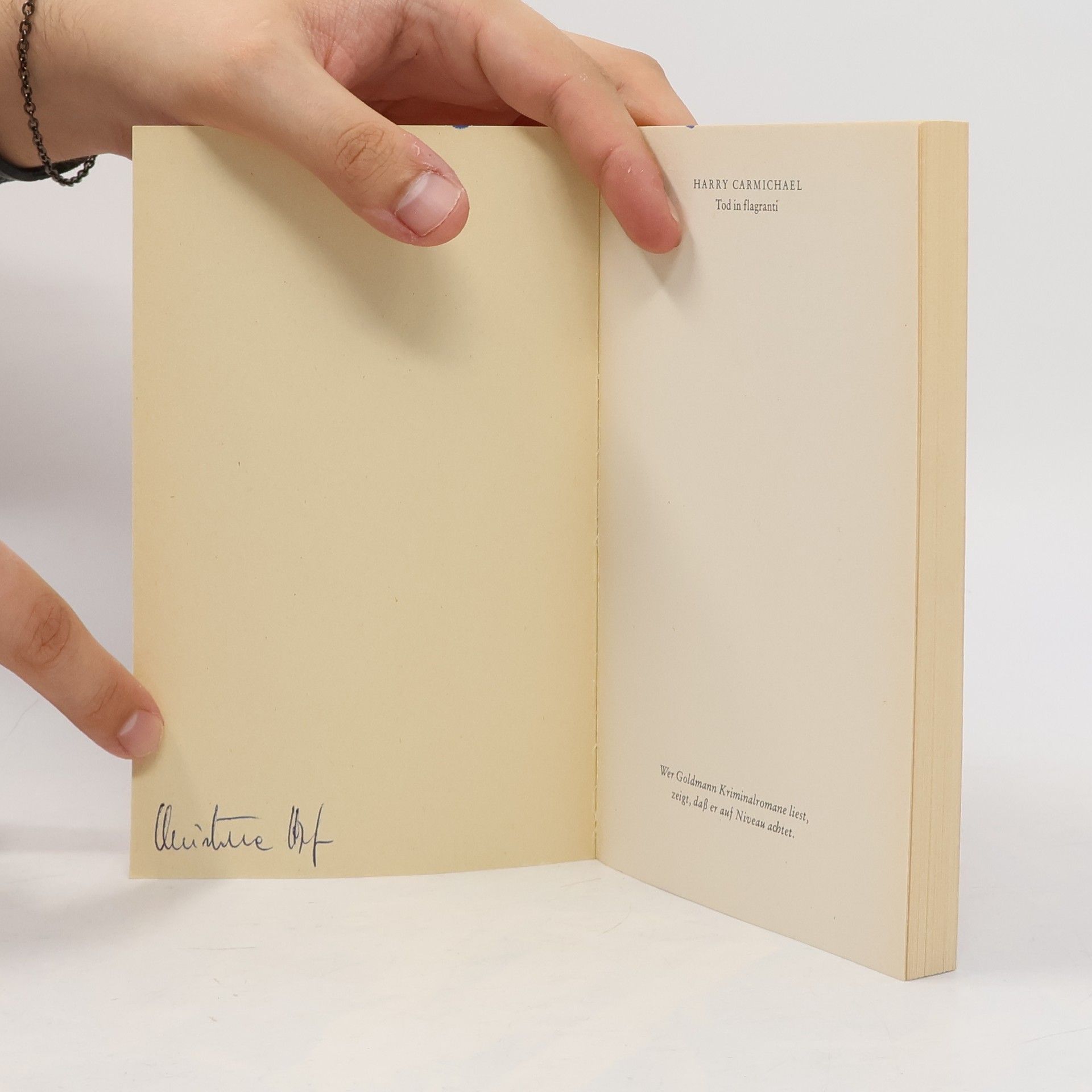 Harry Carmichael Goldmann Rote Krimi - 4344: Tod in flagranti