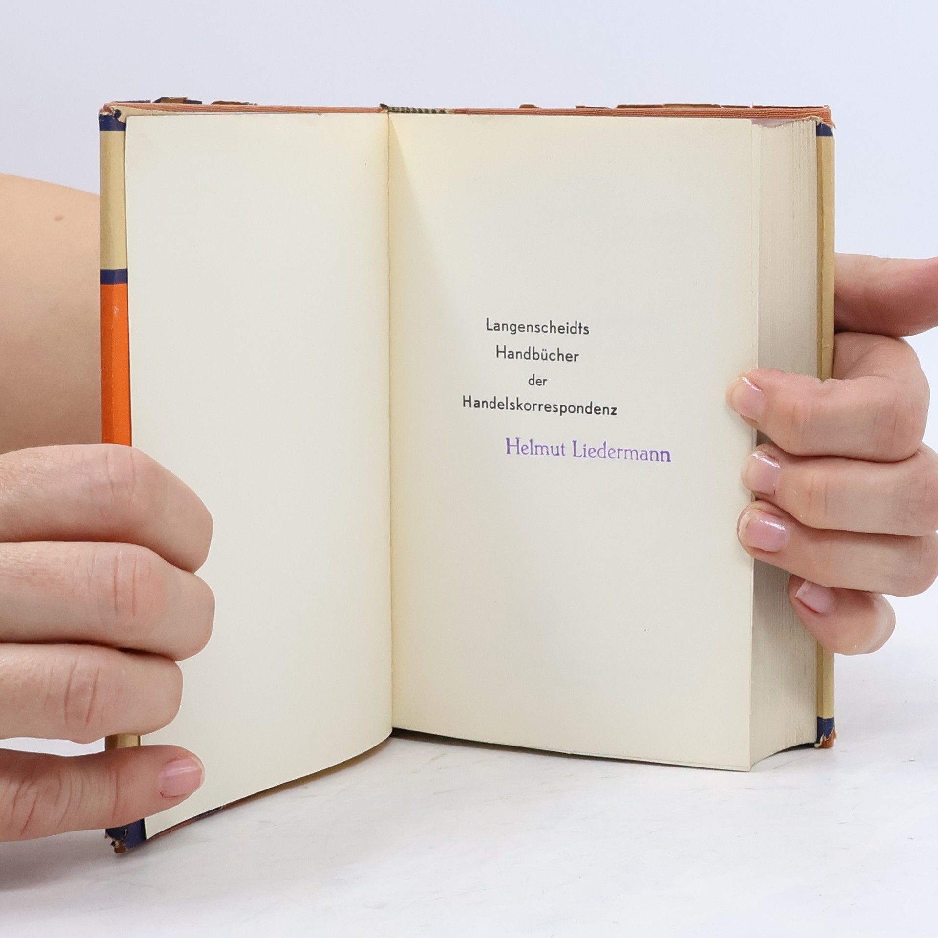 Karl Blattner Langenscheidts Handbücher der Handelskorrespondenz