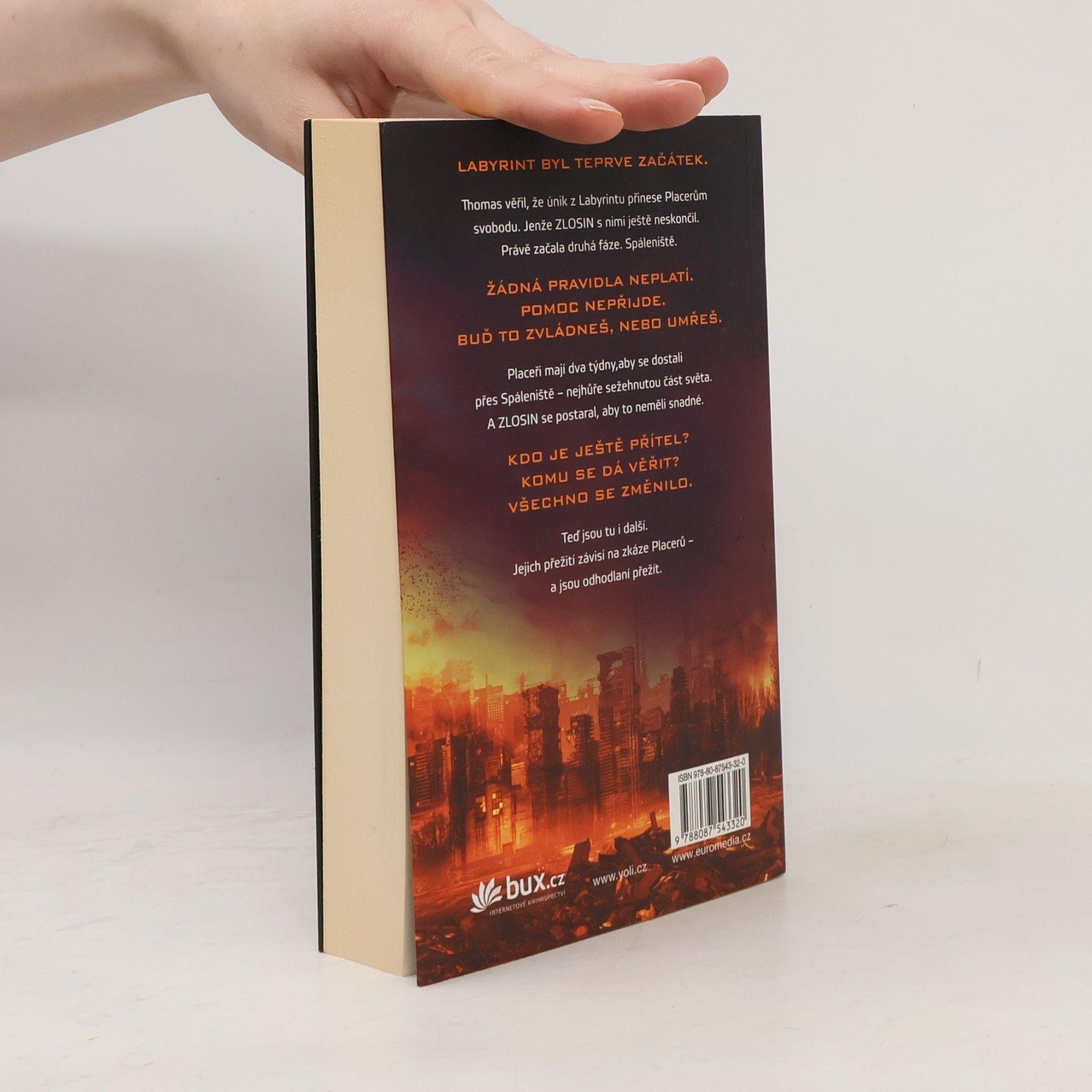 James Dashner Labyrint. 2, Spáleniště: zkouška