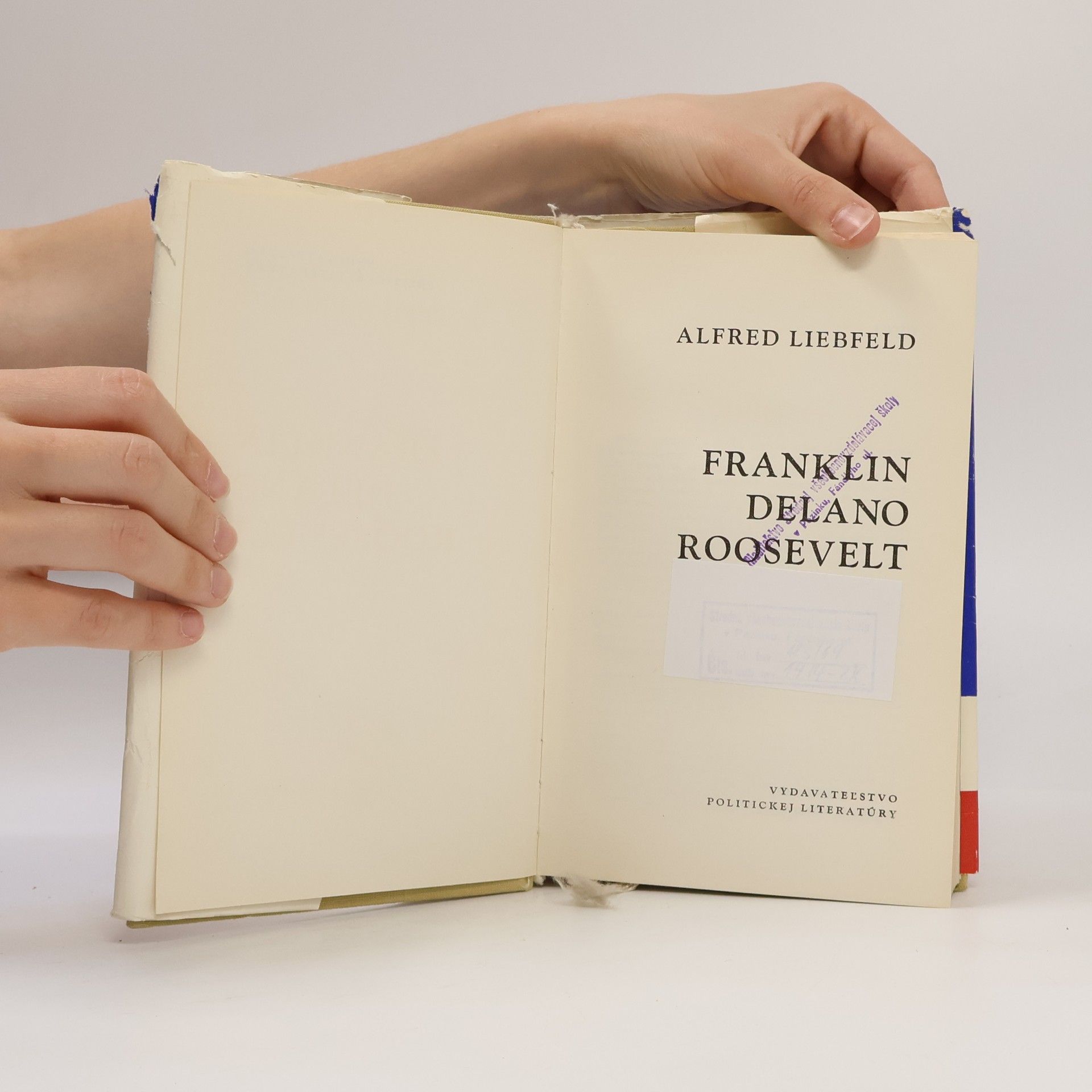 Alfred Liebfeld Franklin Delano Roosevelt