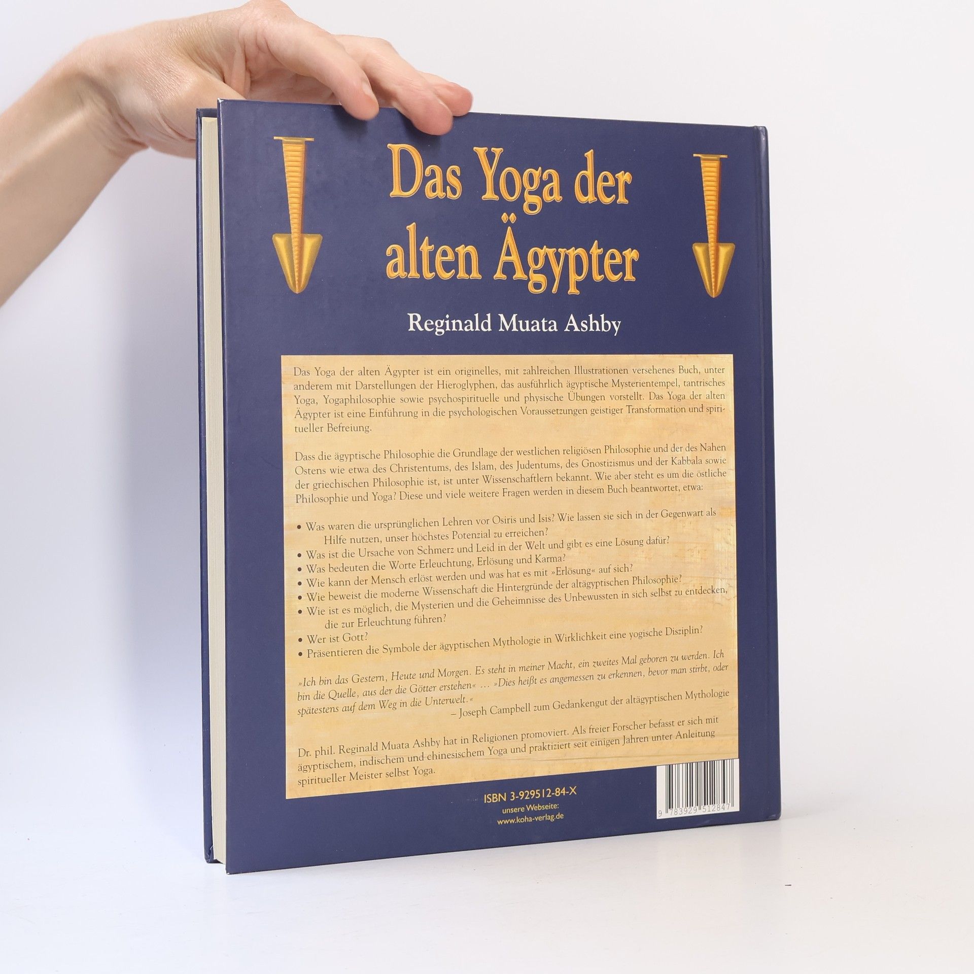 Muata Ashby Das Yoga der alten Ägypter
