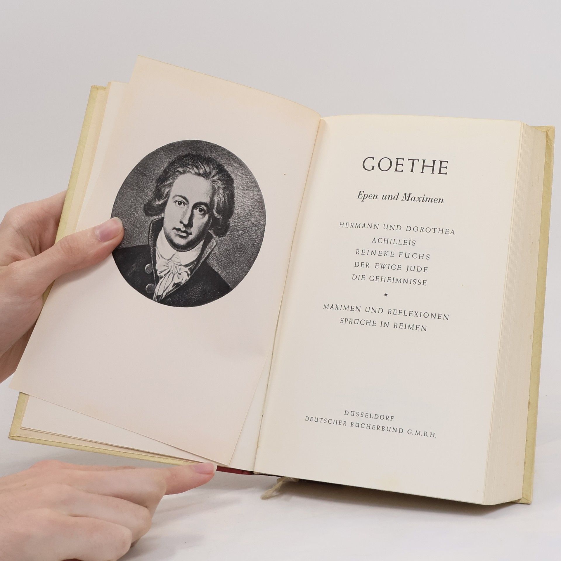 Johann Wolfgang von Goethe Epen und Maximen