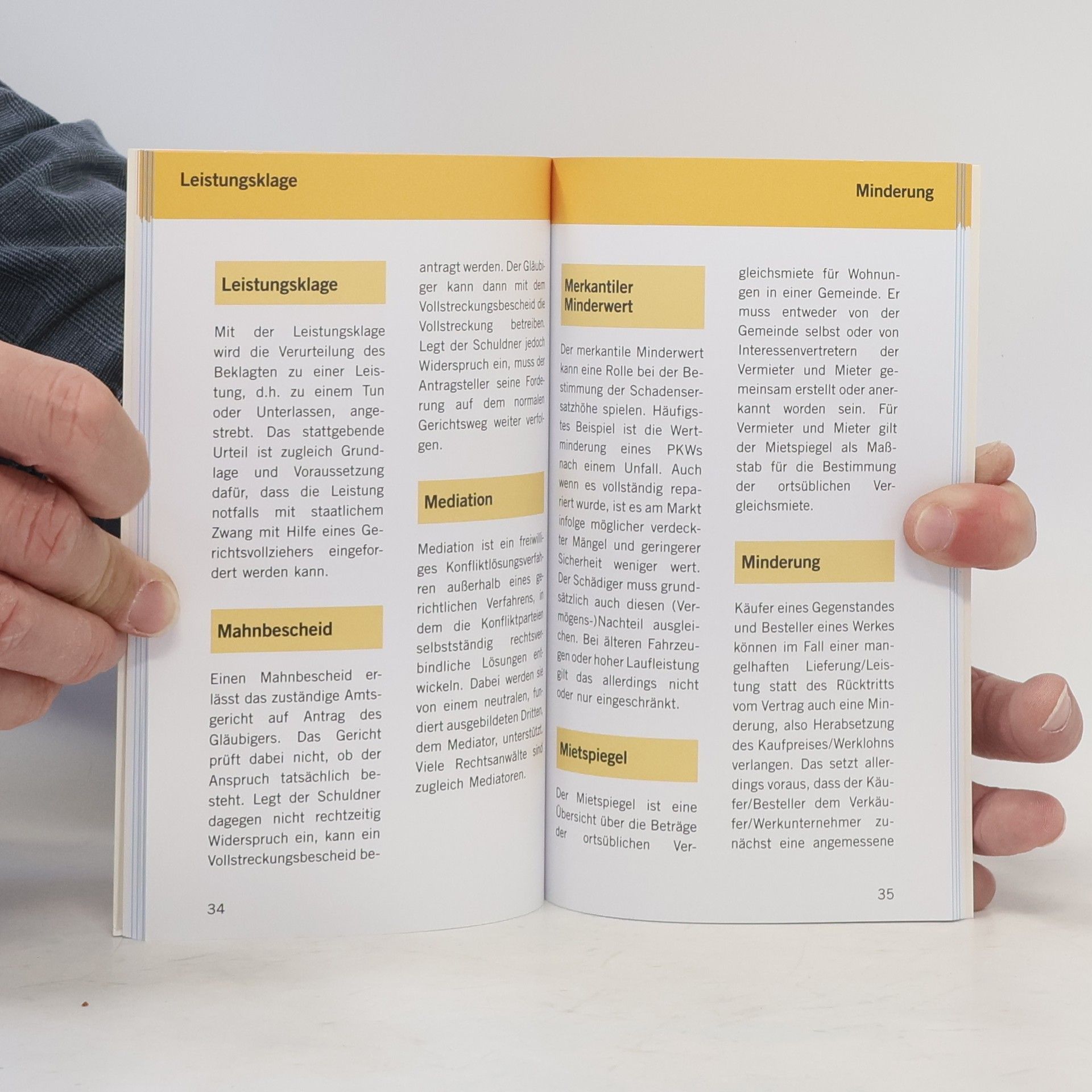 Langenscheidt Wörterbuch für Ihren Anwaltsbesuch