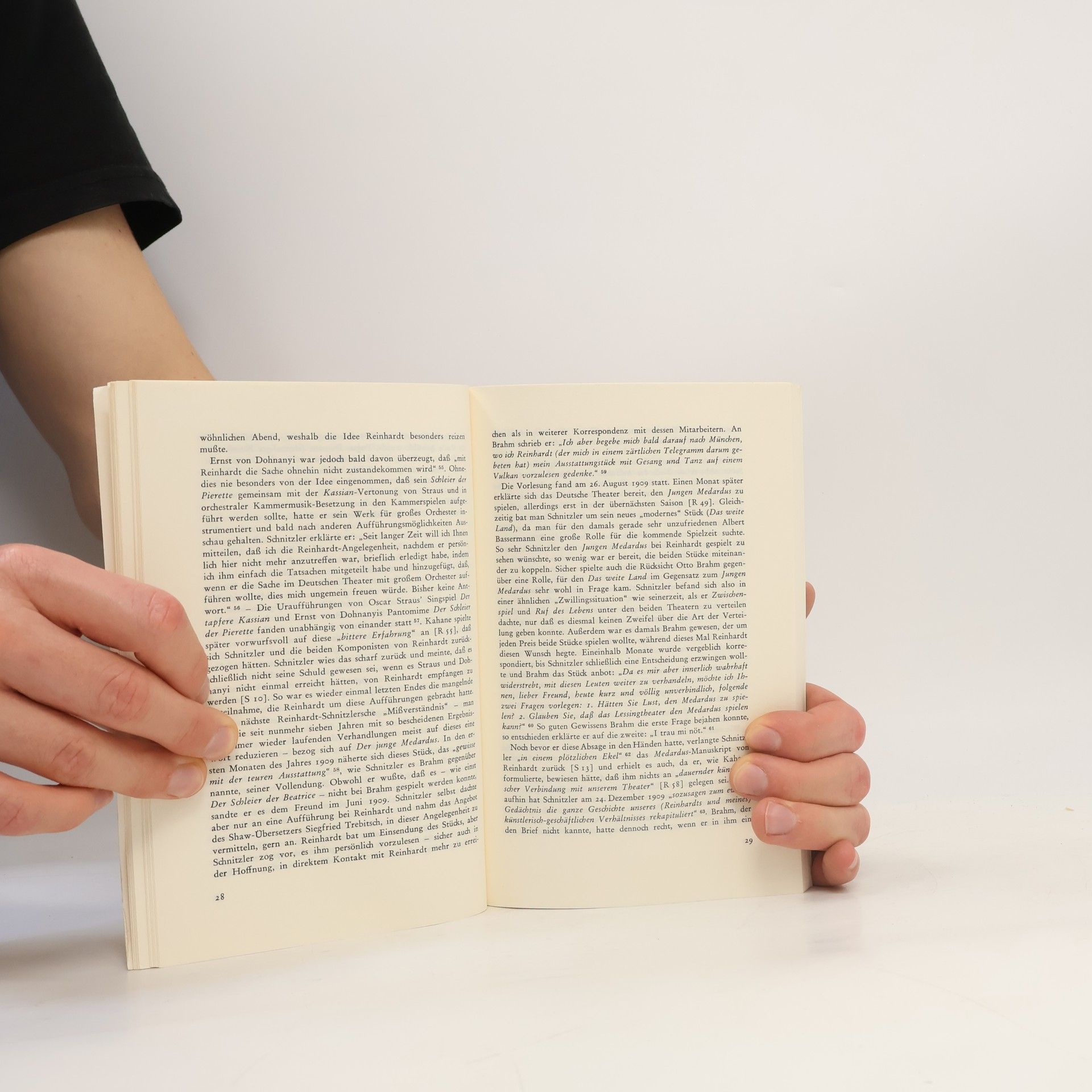 Arthur Schnitzler Der Briefwechsel Arthur Schnitzlers mit Max Reinhardt und dessen Mitarbeitern