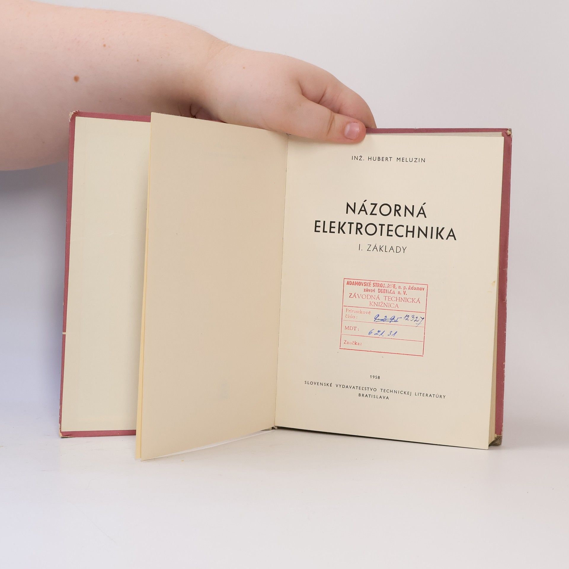 Hubert Meluzin Názorná elektrotechnika 1.