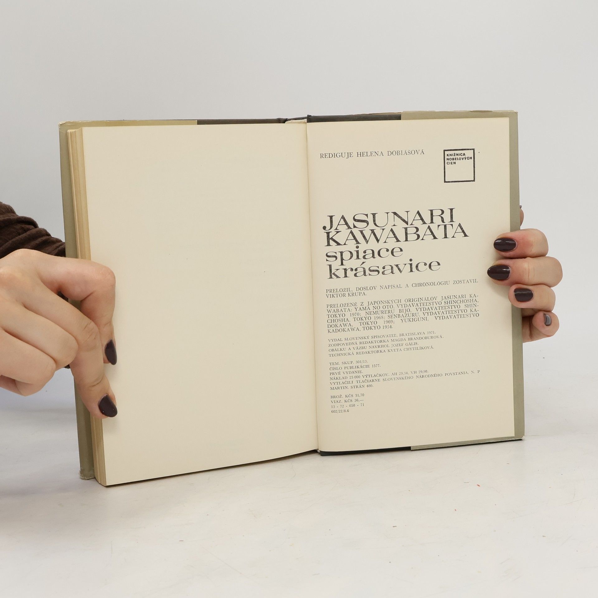 Jasunari Kawabata Spiace krásavice