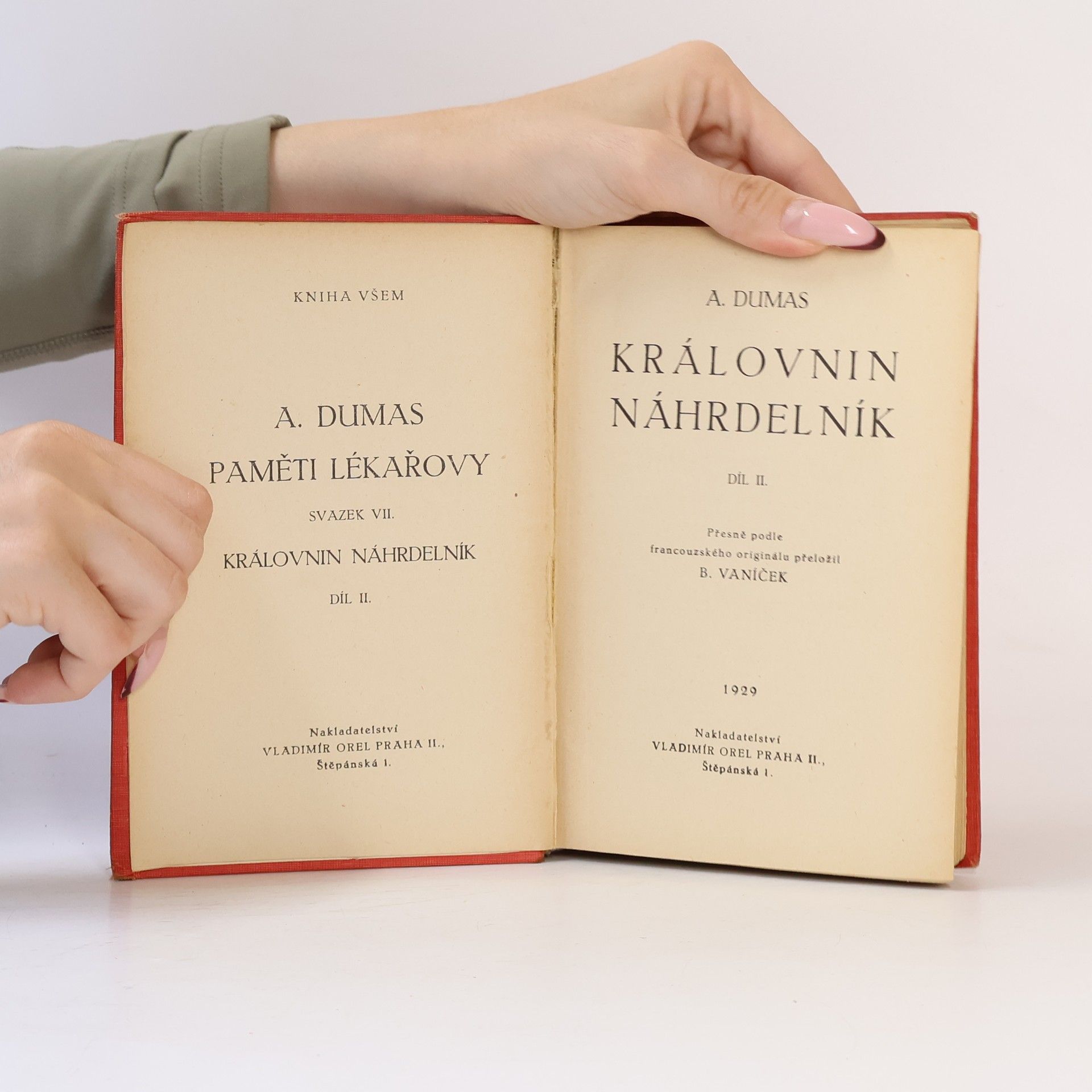 Alexandre Dumas der Ältere Paměti lékařovy. Královnin náhrdelník. II.