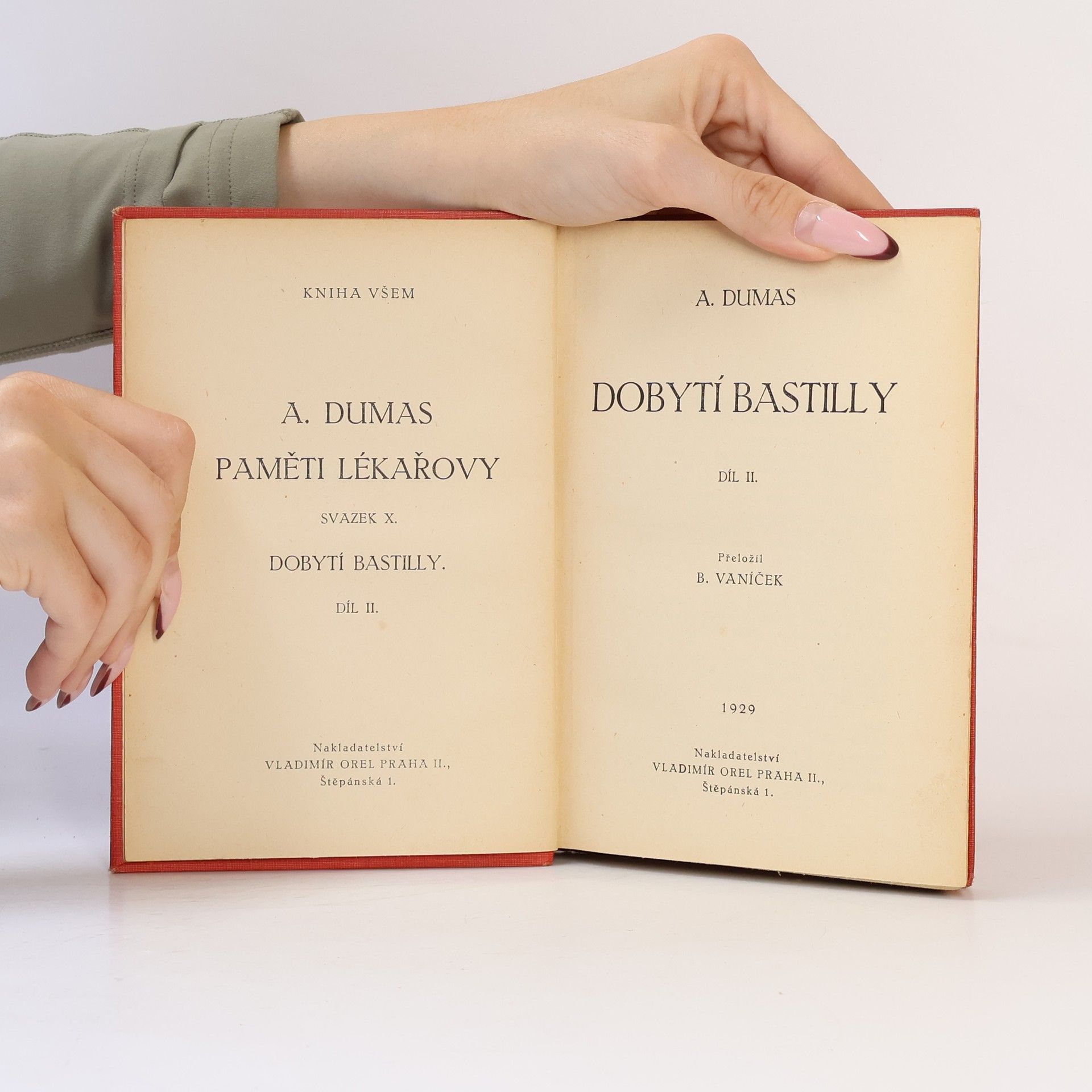 Alexandre Dumas starší Paměti lékařovy. Dobytí Bastilly II.