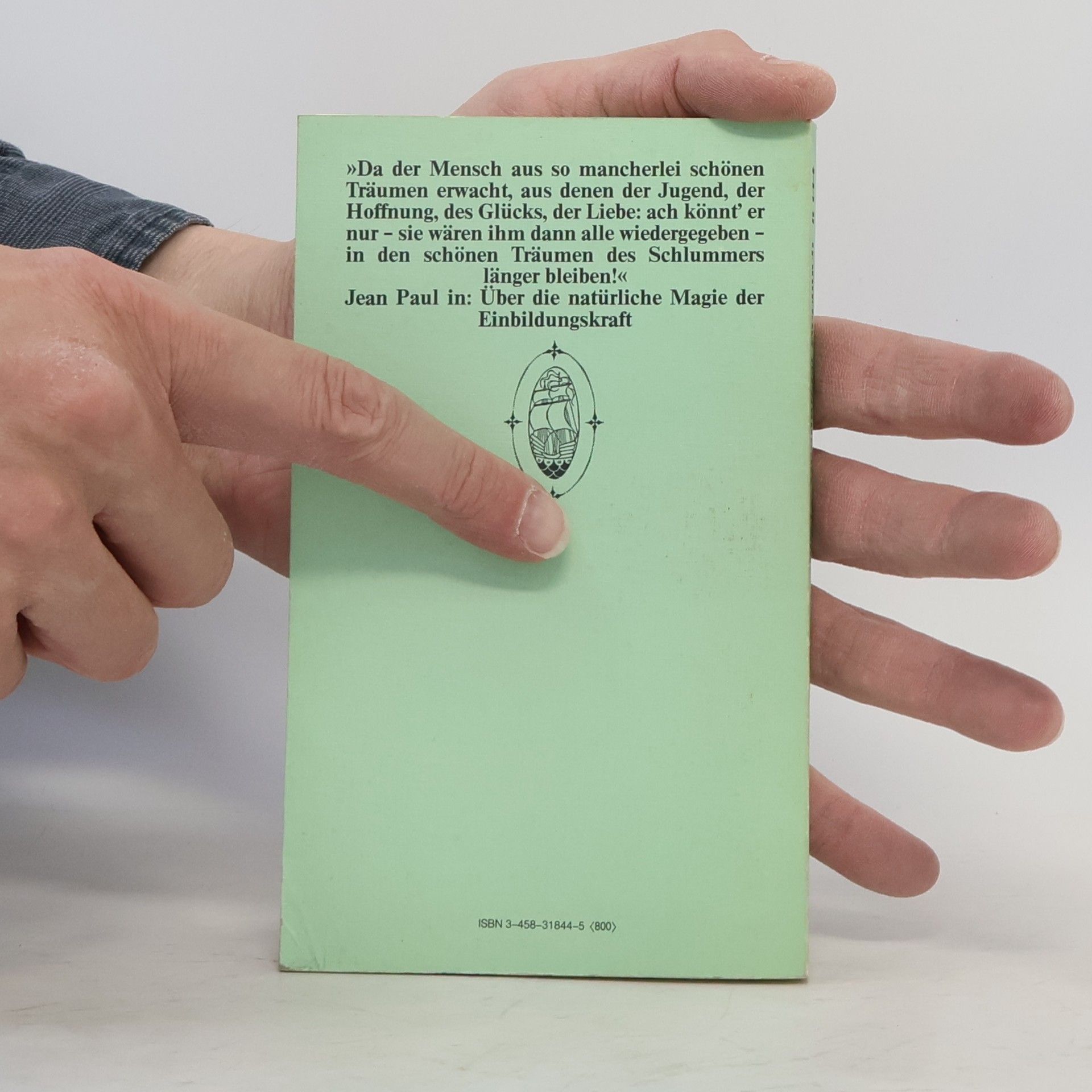 Jean Paul Des Luftschiffers Giannozzo Seebuch; Über die natürliche Magie der Einbildungskraft. Mit Aufsätzen zu Jean Pauls Werk v. Ralph-Rainer Wuthenow