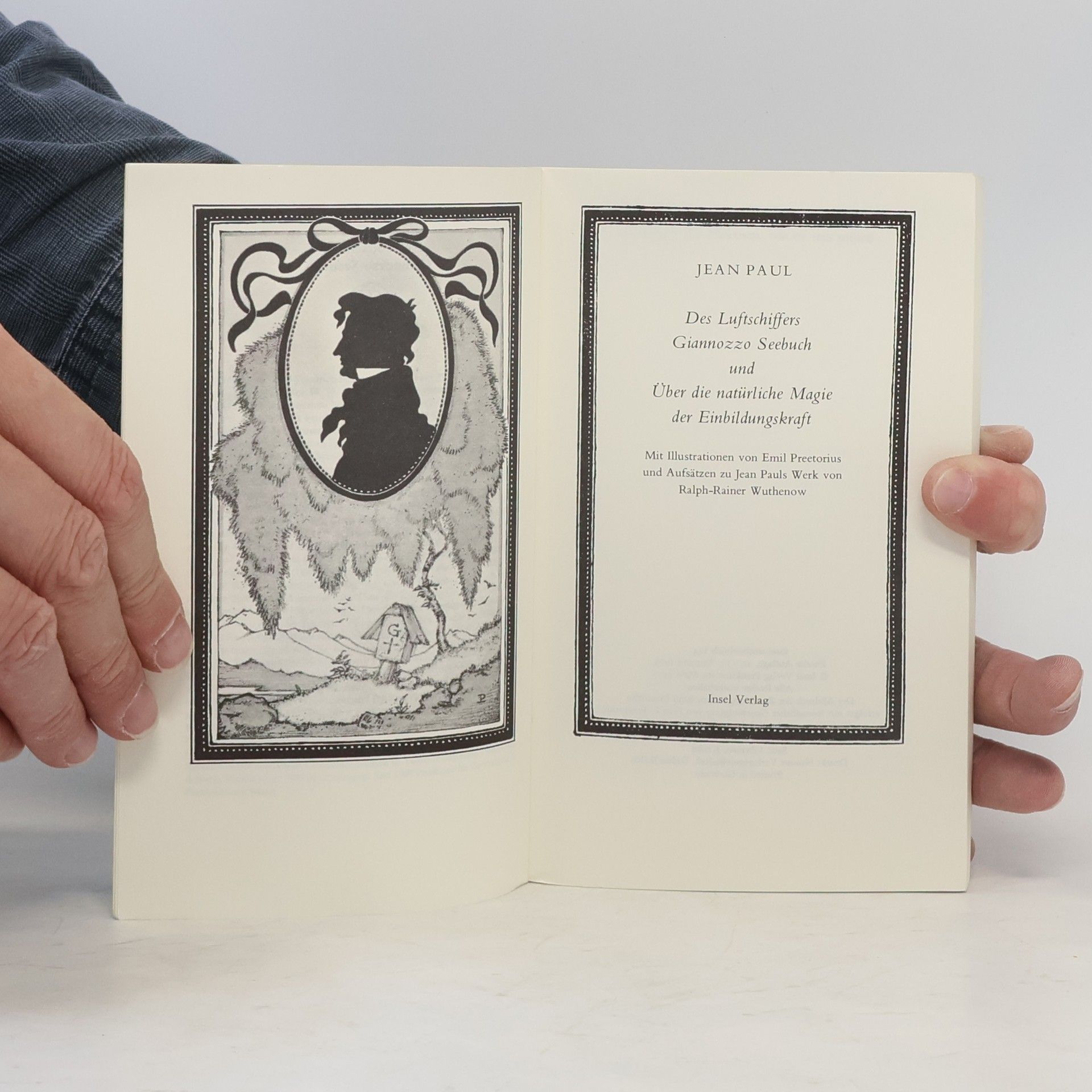 Jean Paul Des Luftschiffers Giannozzo Seebuch; Über die natürliche Magie der Einbildungskraft. Mit Aufsätzen zu Jean Pauls Werk v. Ralph-Rainer Wuthenow