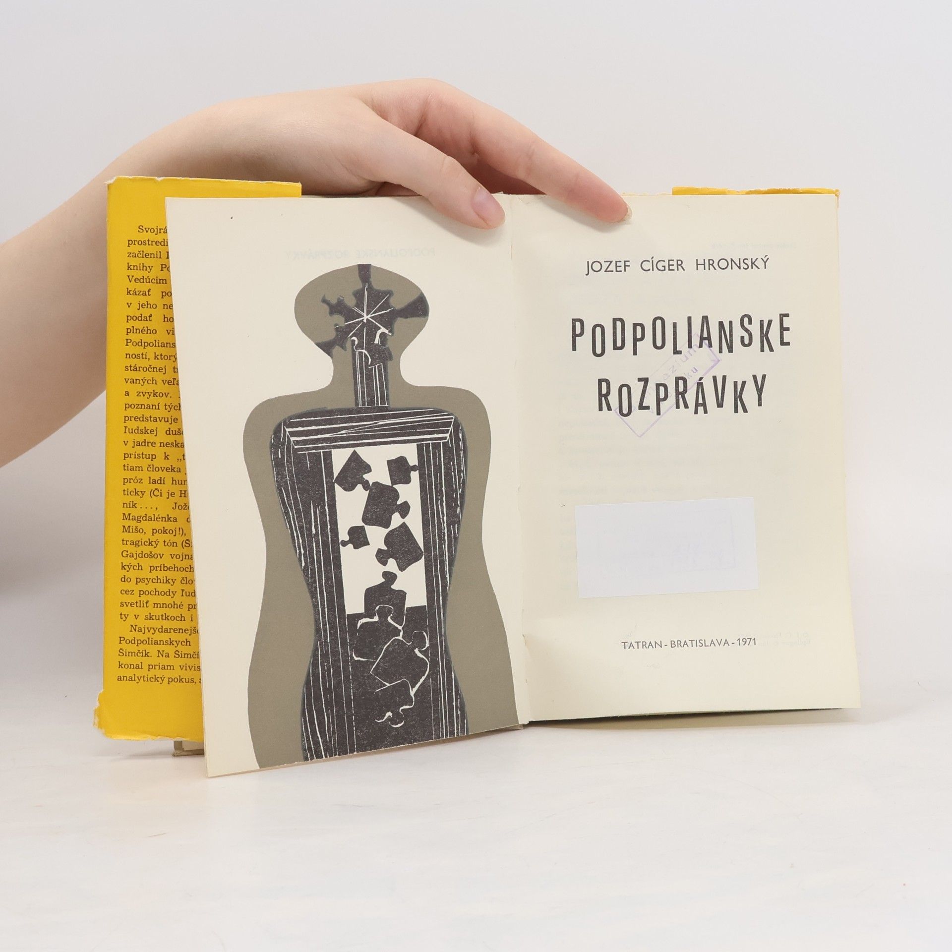 Jozef Cíger Hronský Podpolianske rozprávky