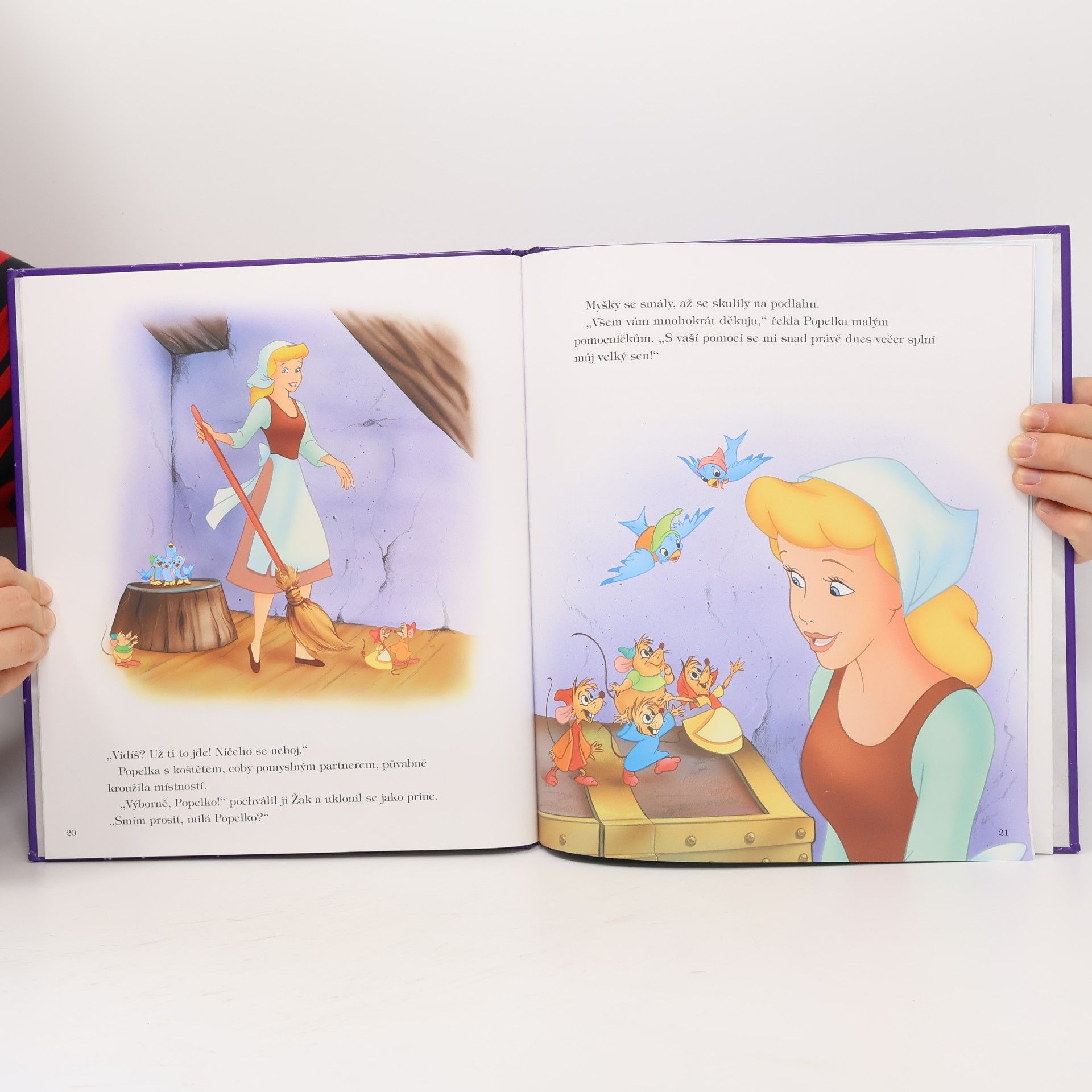 Walt Disney Pětiminutové pohádky pro princezny fialová