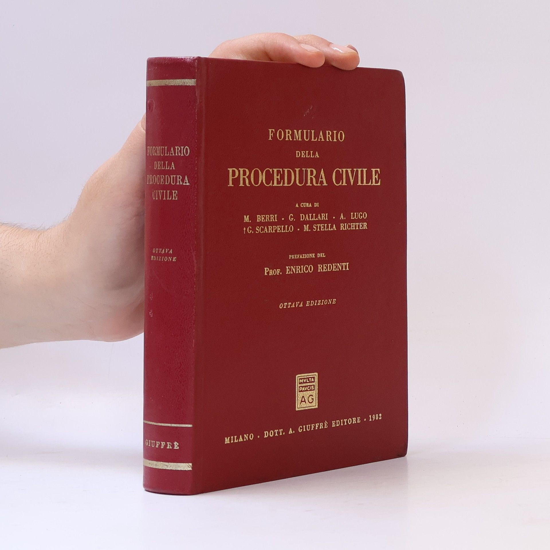 Enrico Redenti Formulario della procedura civile