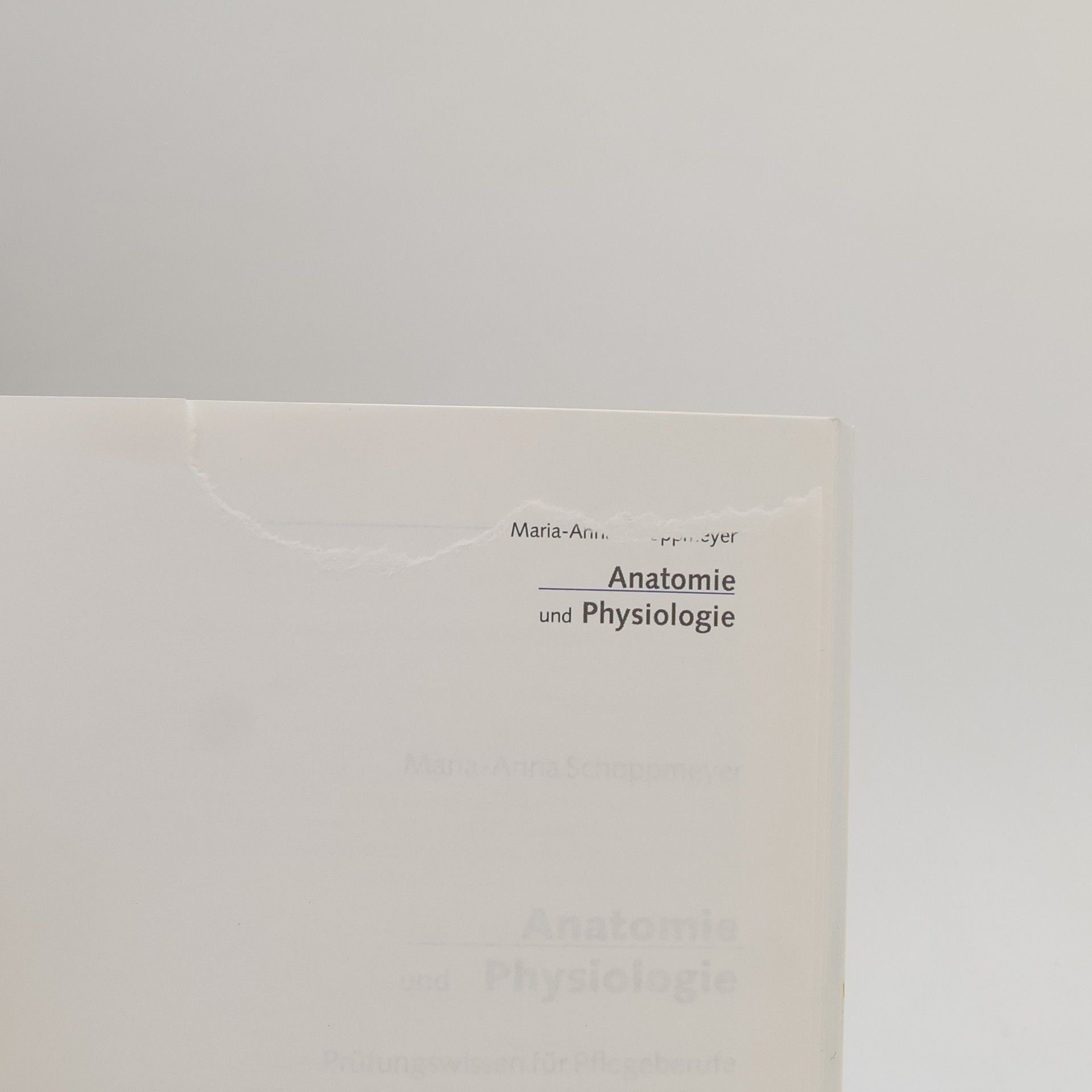 Maria Anna Schoppmeyer Anatomie und Physiologie