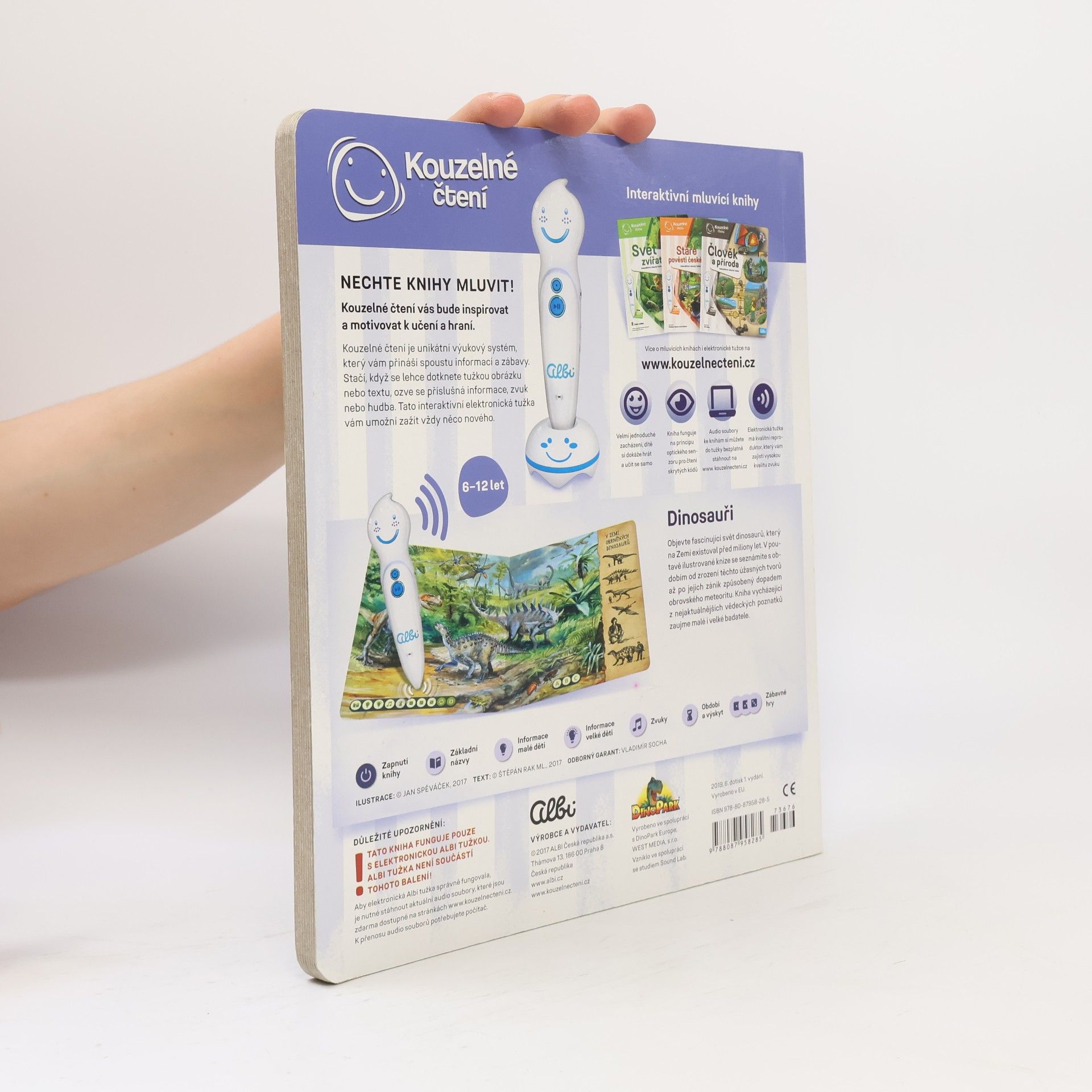 Jan Spěváček Dinosauři. Interaktivní mluvící kniha