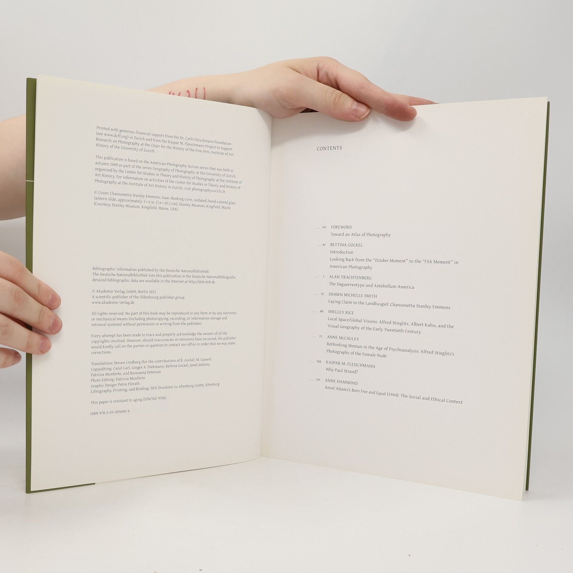 Bettina Gockel Studies in Theory and History of Photography - 2: American Photography: Local and Global Contexts