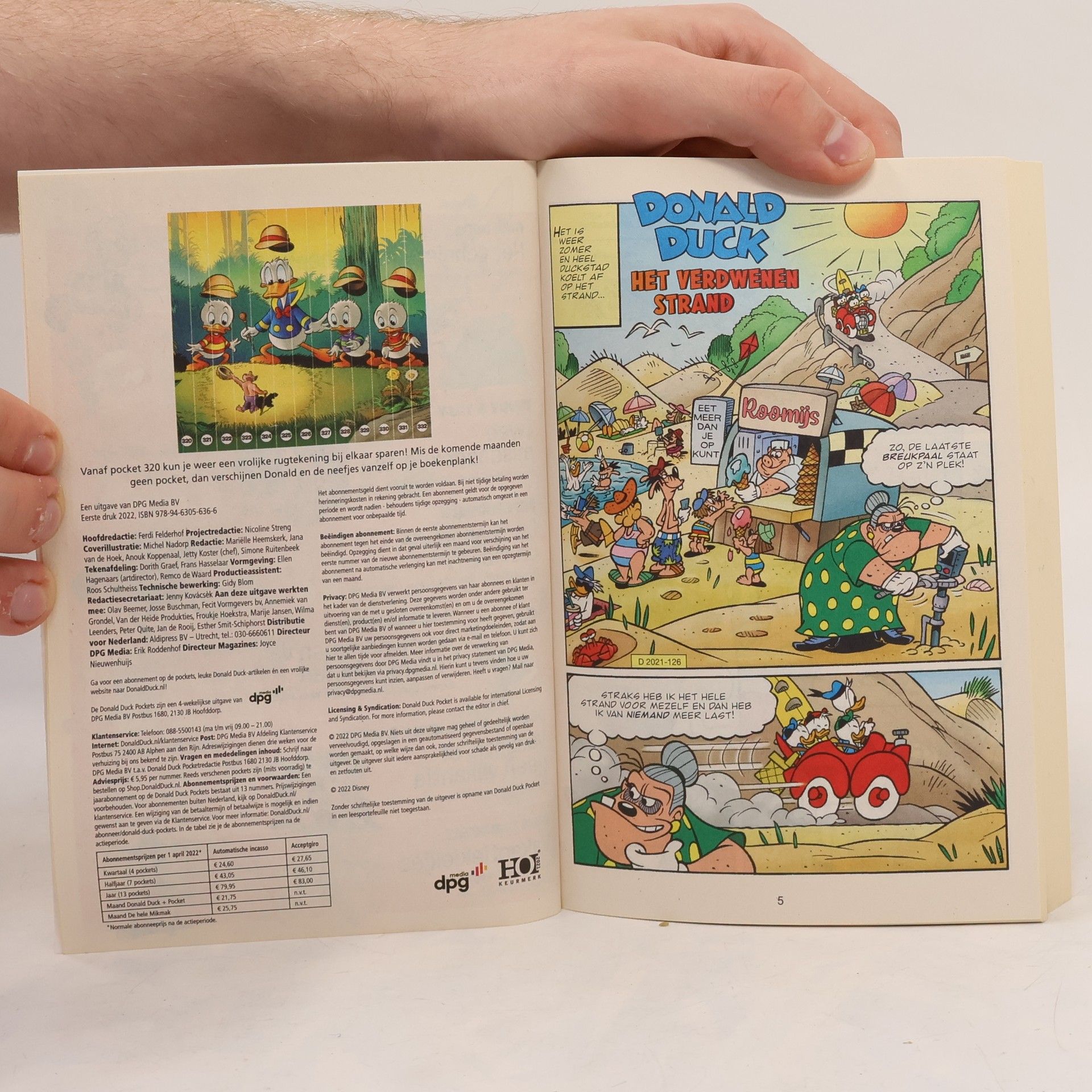 Donald Duck pocket - 3e reeks - 328: Het verdwenen strand
