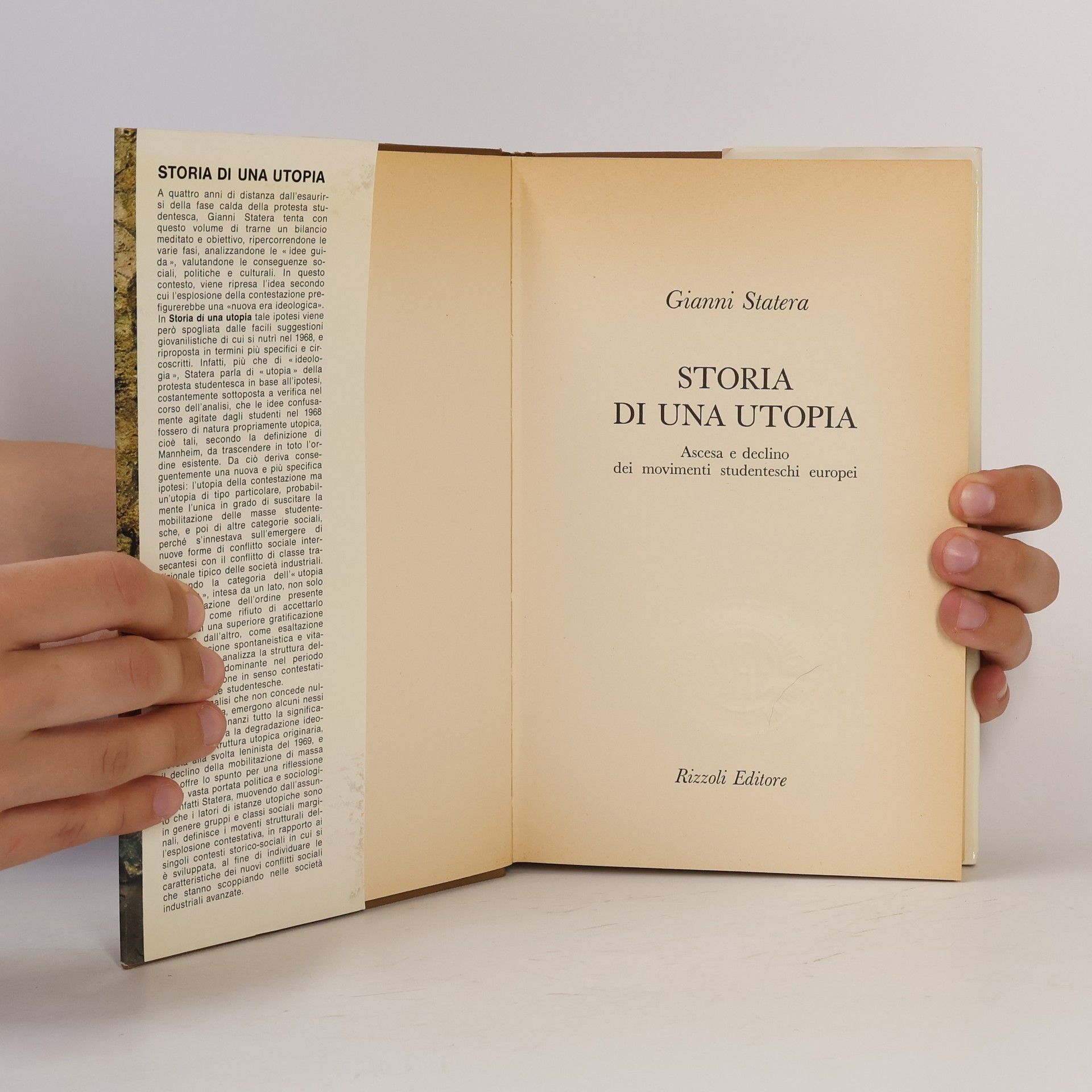 Gianni Statera Storia di una utopia.