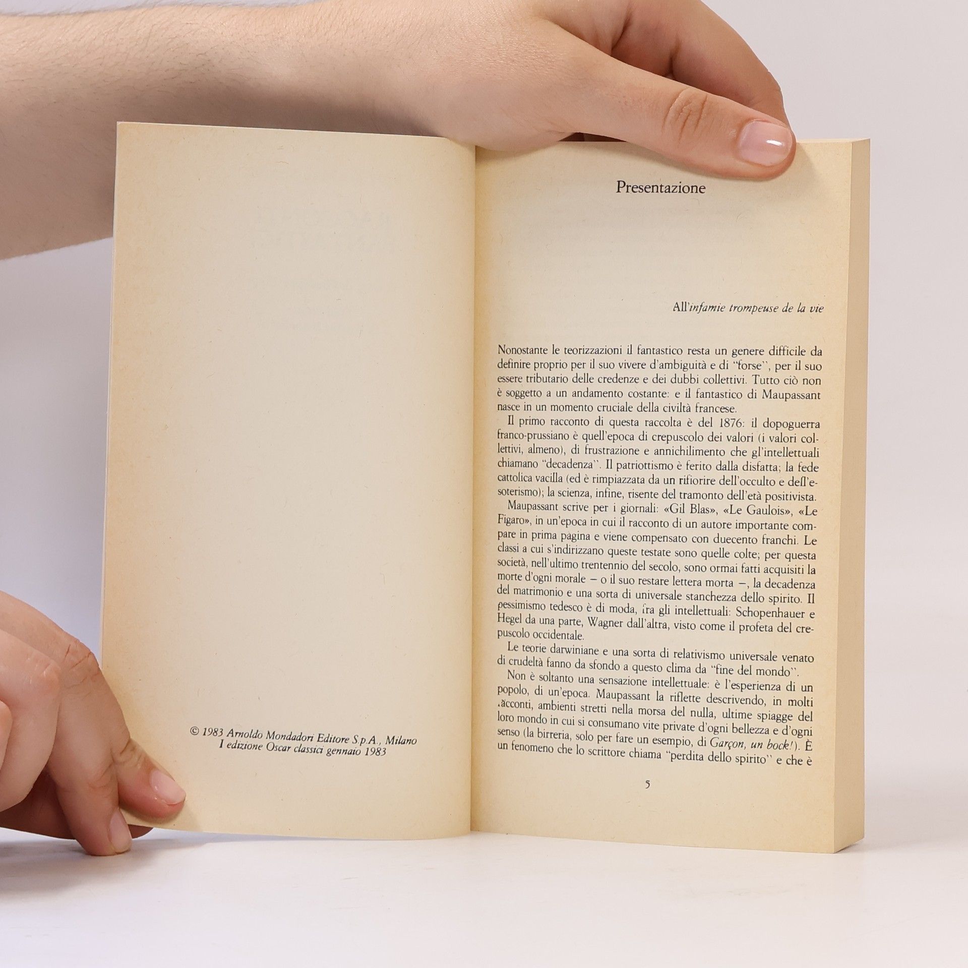 Guy de Maupassant Racconti fantastici