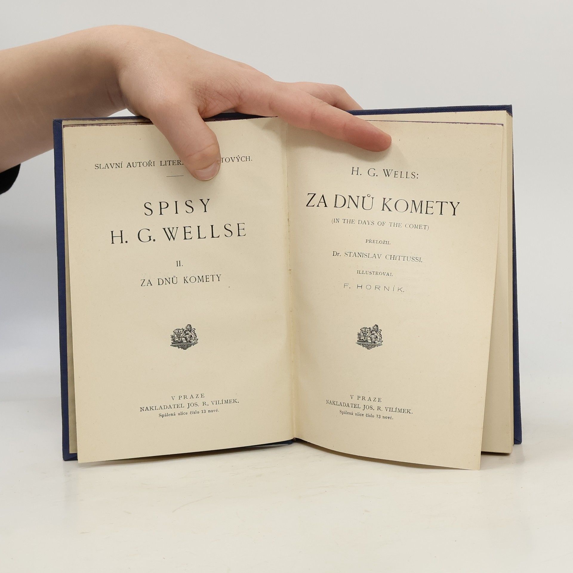 Herbert George Wells Za dnů komety