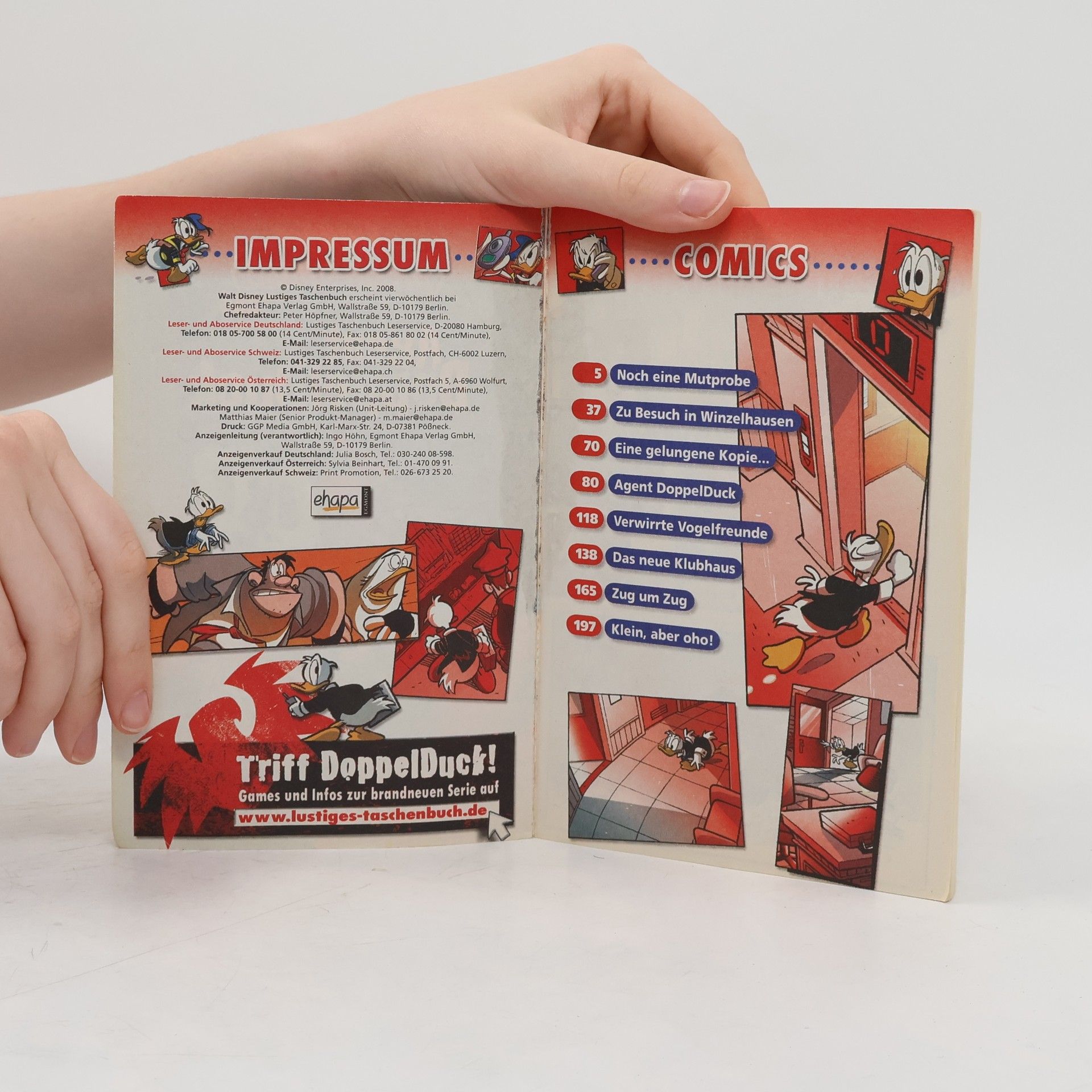 Walt Disney Lustiges Taschenbuch 384. Agent DoppelDuck
