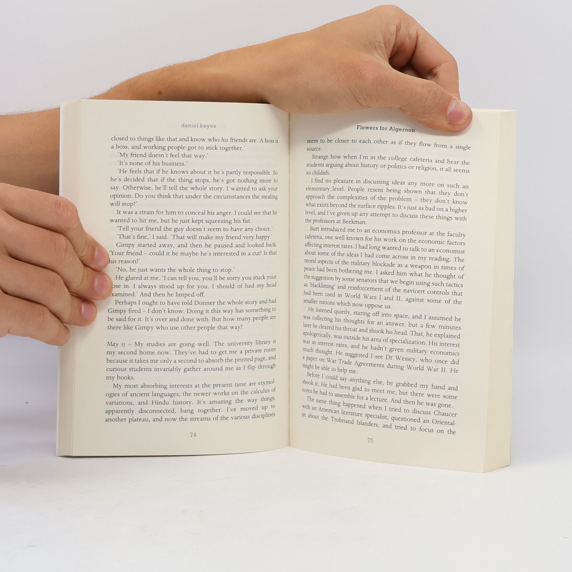 Daniel Keyes Flowers for Algernon