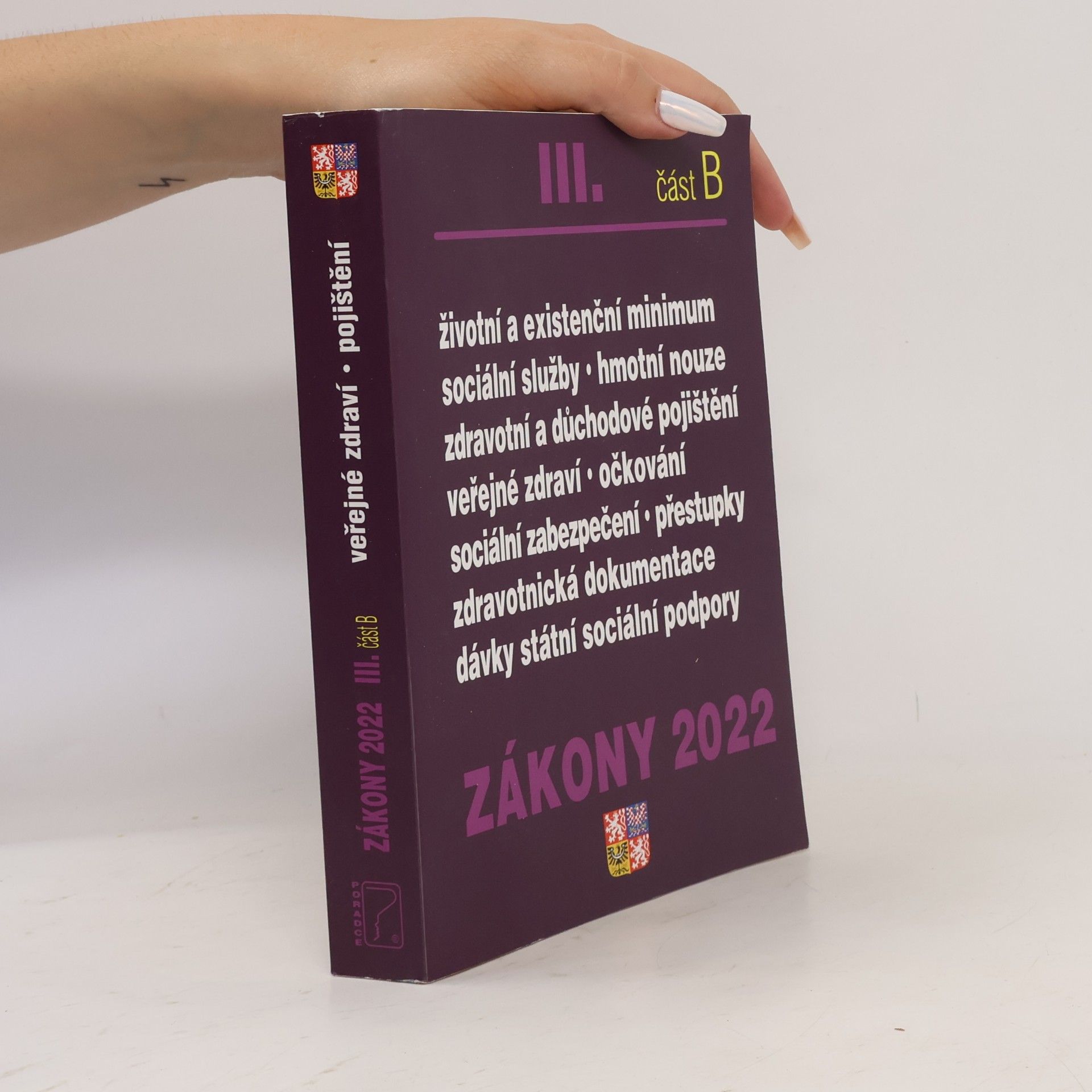 Autorenkollektiv Zákony 2022 III. část B