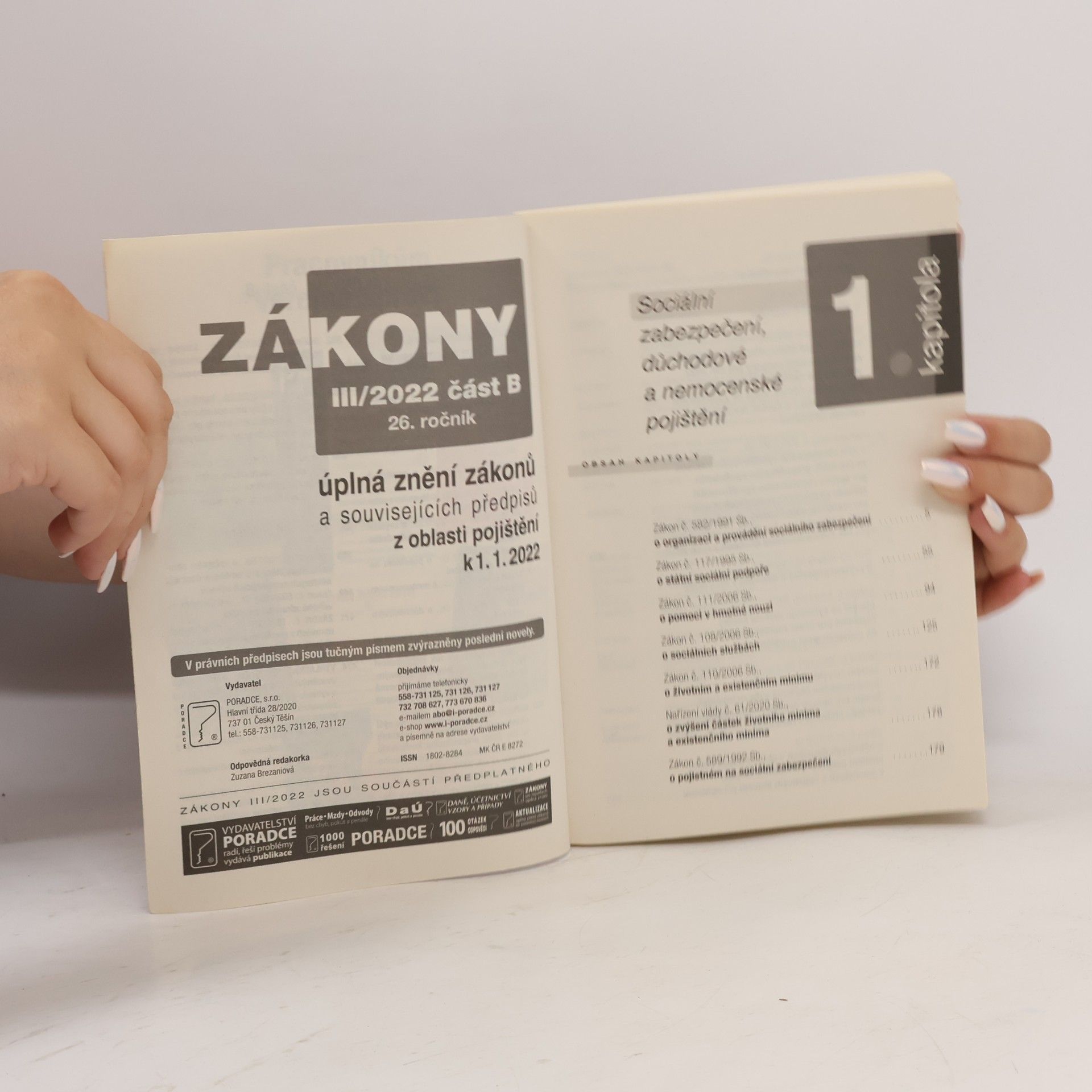 Autorenkollektiv Zákony 2022 III. část B