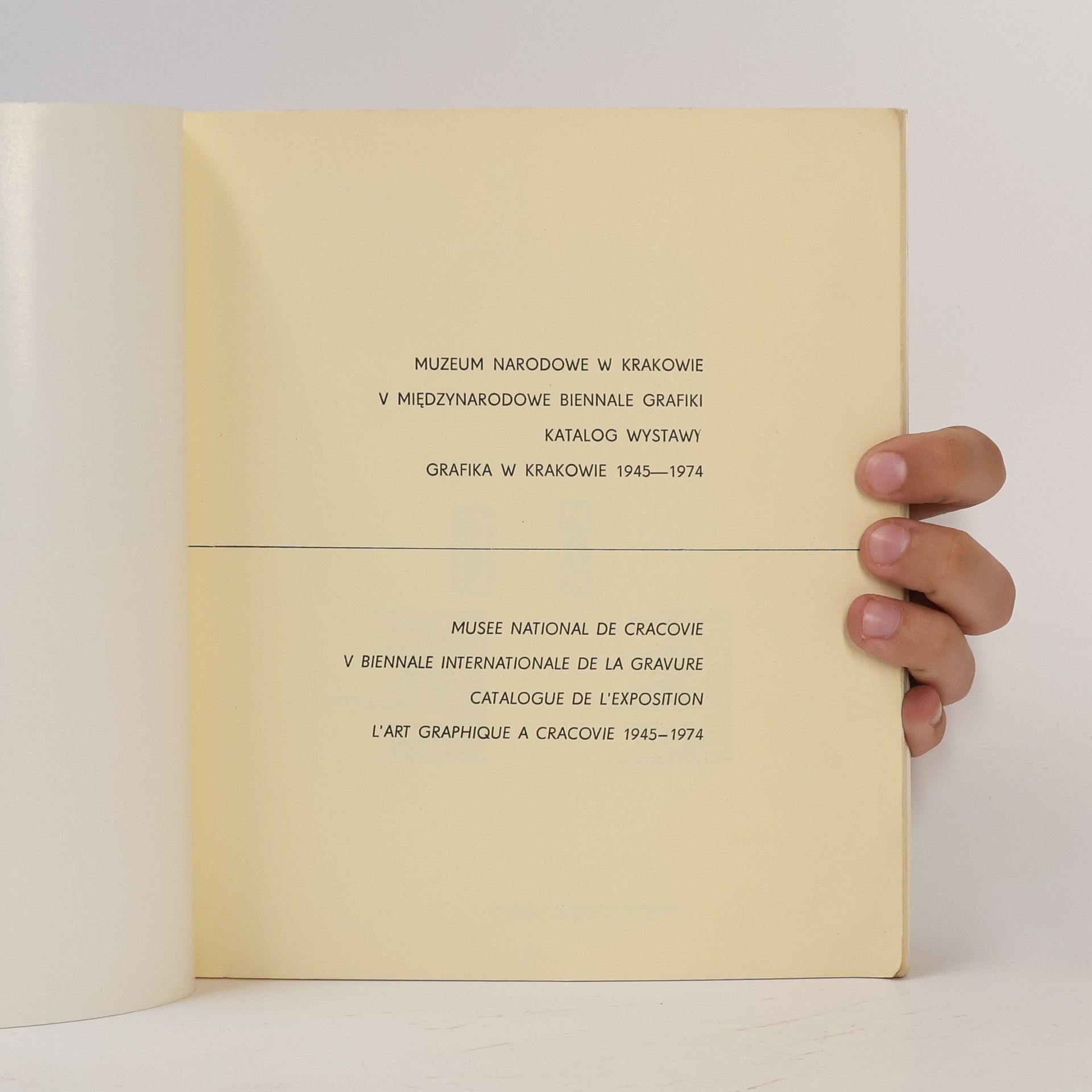 Autorenkollektiv Grafika w Krakowie 1945–1974. L'art graphique à Cracovie 1945–1974