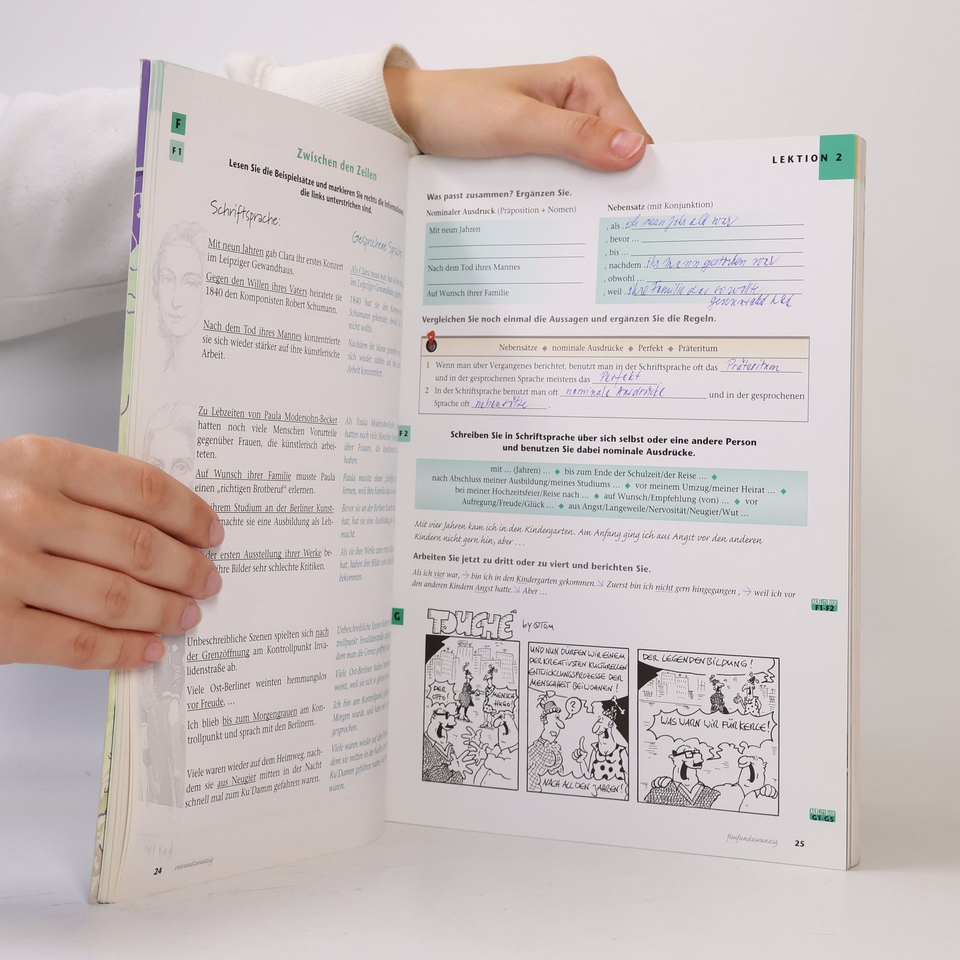 Rosa-Maria Dallapiazza Tangram : Deutsch als Fremdsprache. 2A, Kursbuch und Arbeitsbuch
