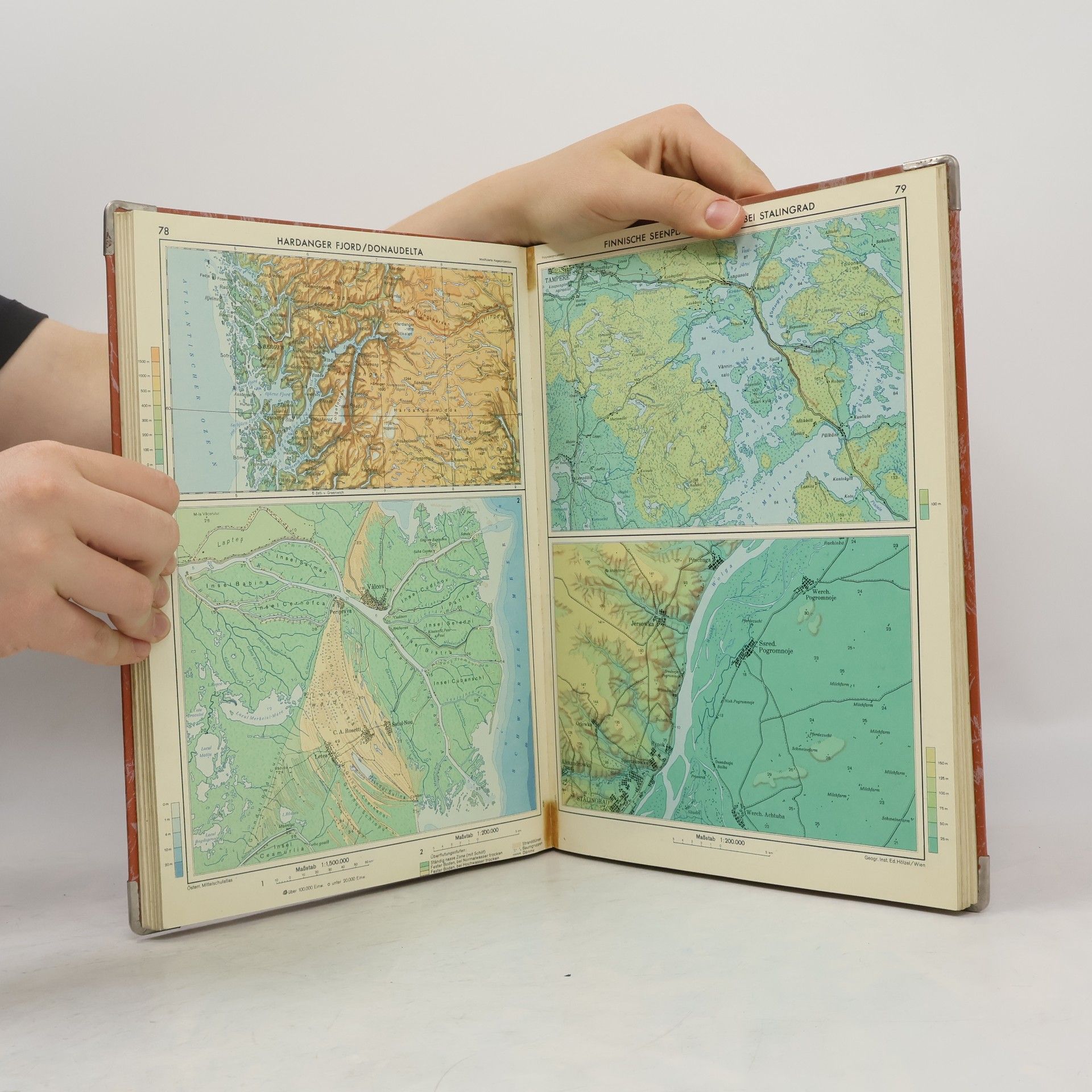 Hans Slanar Österreichischer Mittelschulatlas (Kozenn-Atlas)