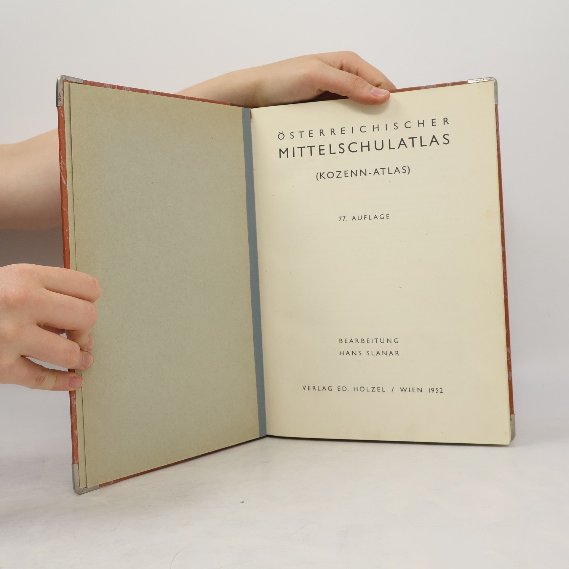 Hans Slanar Österreichischer Mittelschulatlas (Kozenn-Atlas)