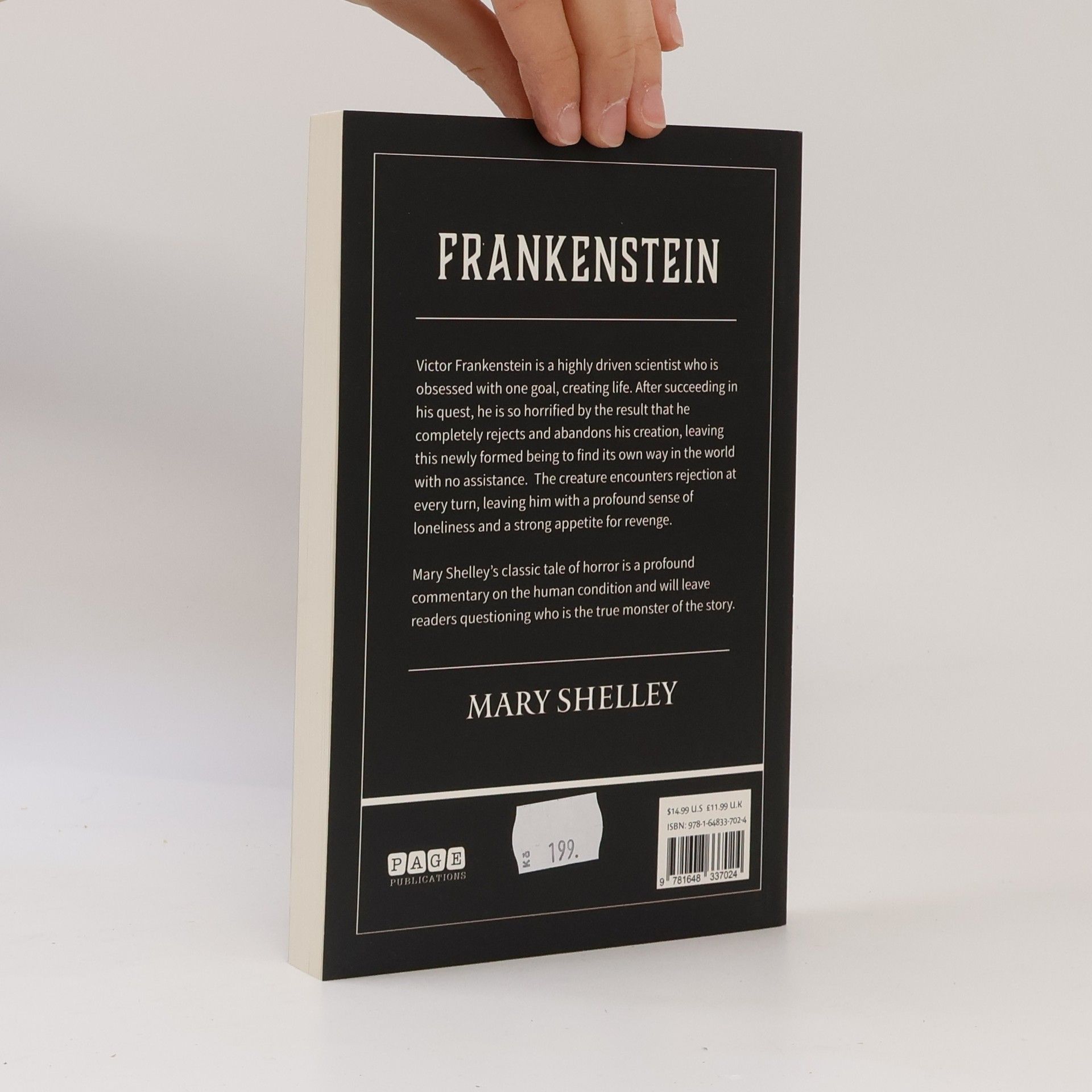 Mrs Mary Wollstonecraft Shelley Frankenstein