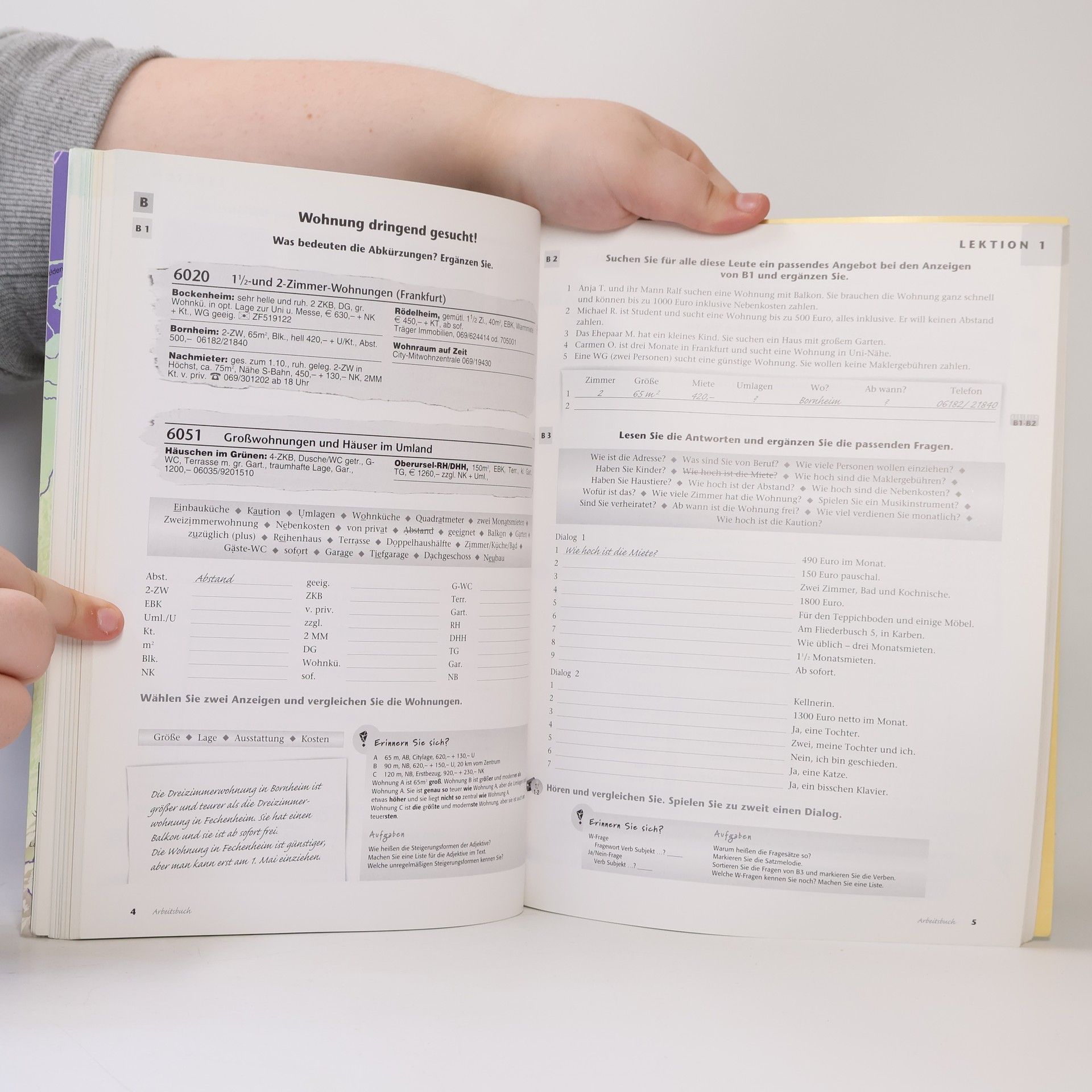 Rosa-Maria Dallapiazza Tangram : Deutsch als Fremdsprache. 2A, Kursbuch und Arbeitsbuch