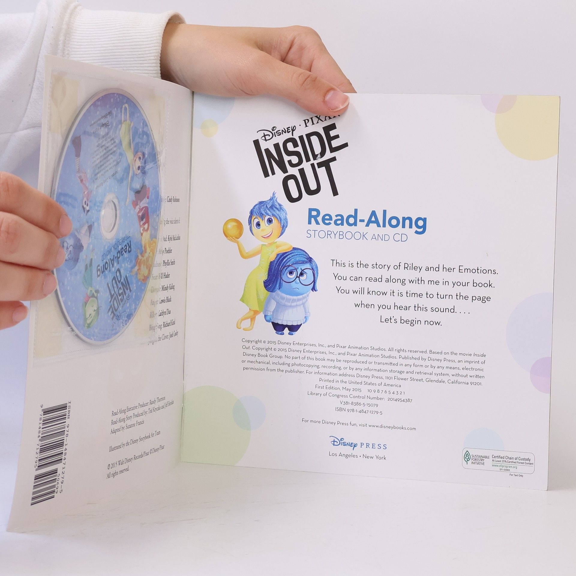 Disney Press Inside Out, Read-Along Storybook and Audio-CD