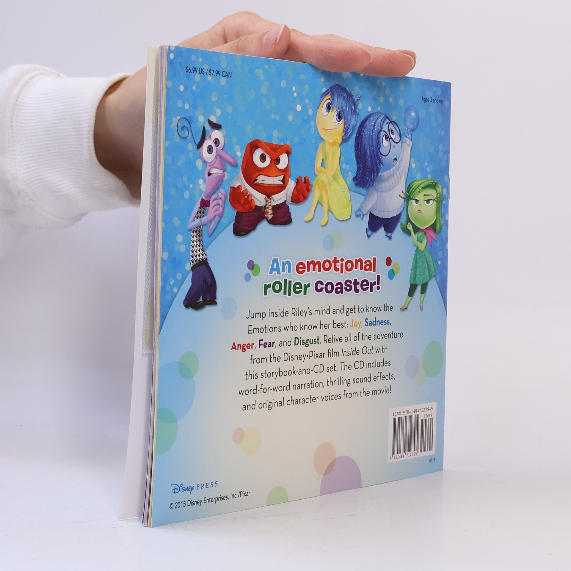 Disney Press Inside Out, Read-Along Storybook and Audio-CD