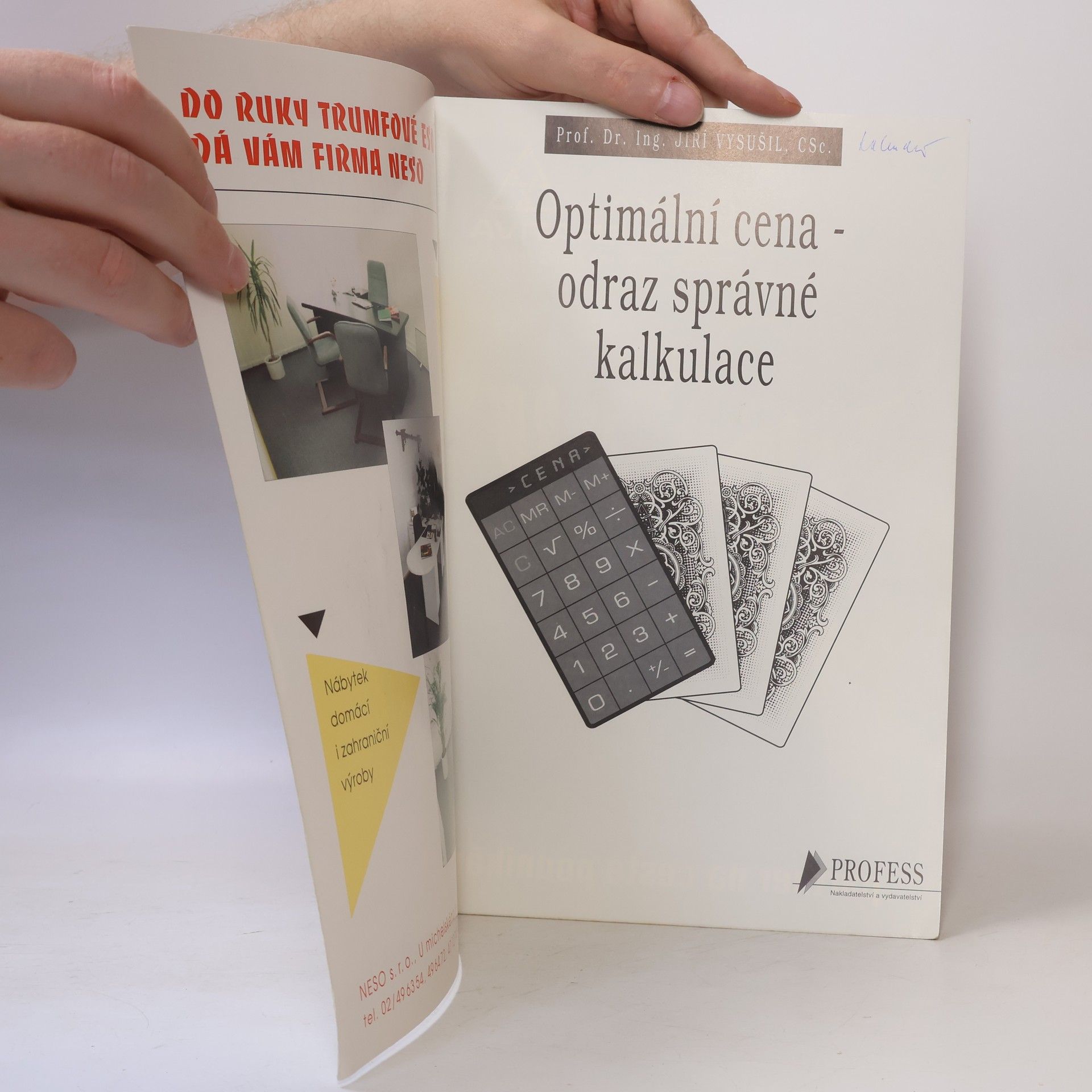 Jiří Vysušil Optimální cena - odraz správné kalkulace