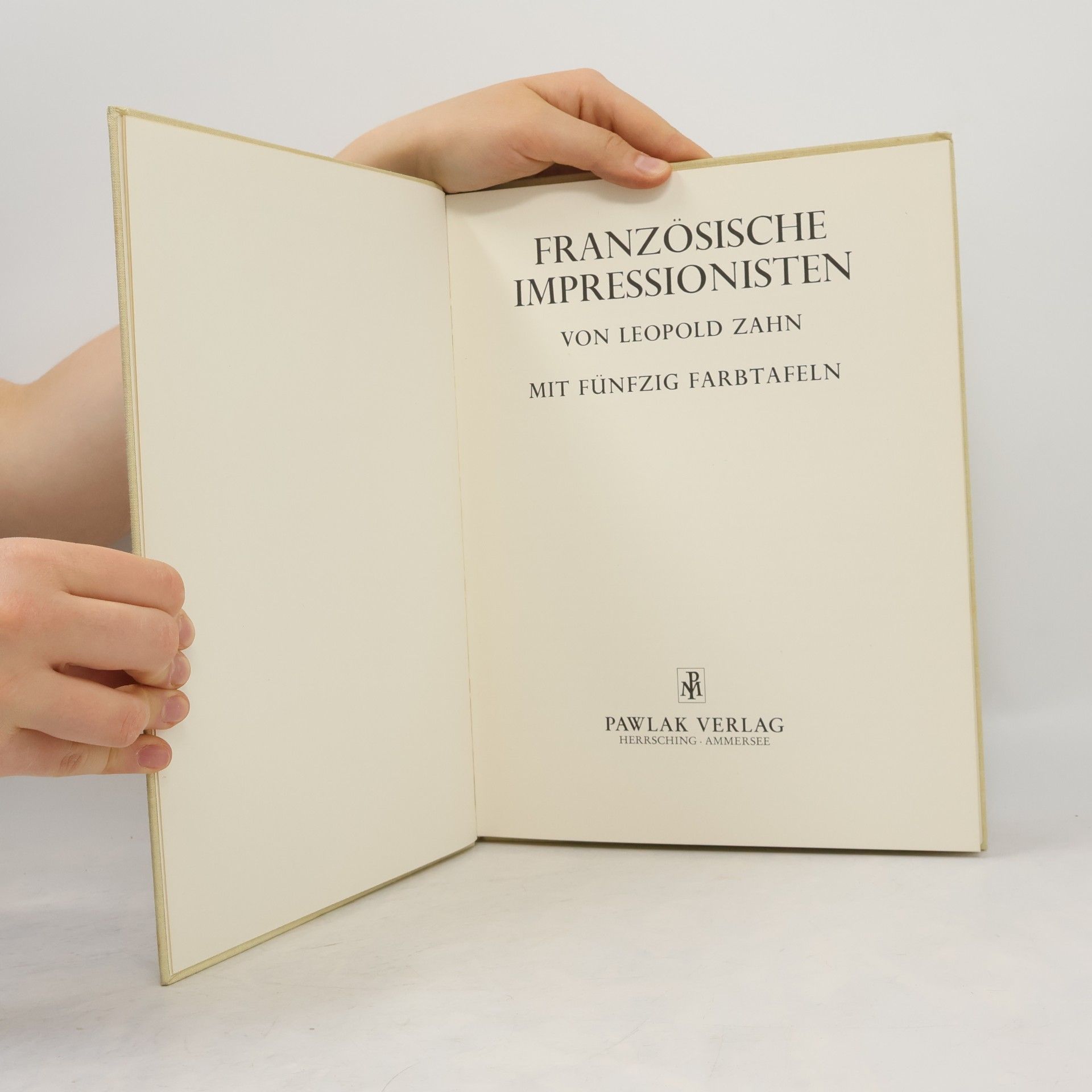 Leopold Zahn Französische impressionisten