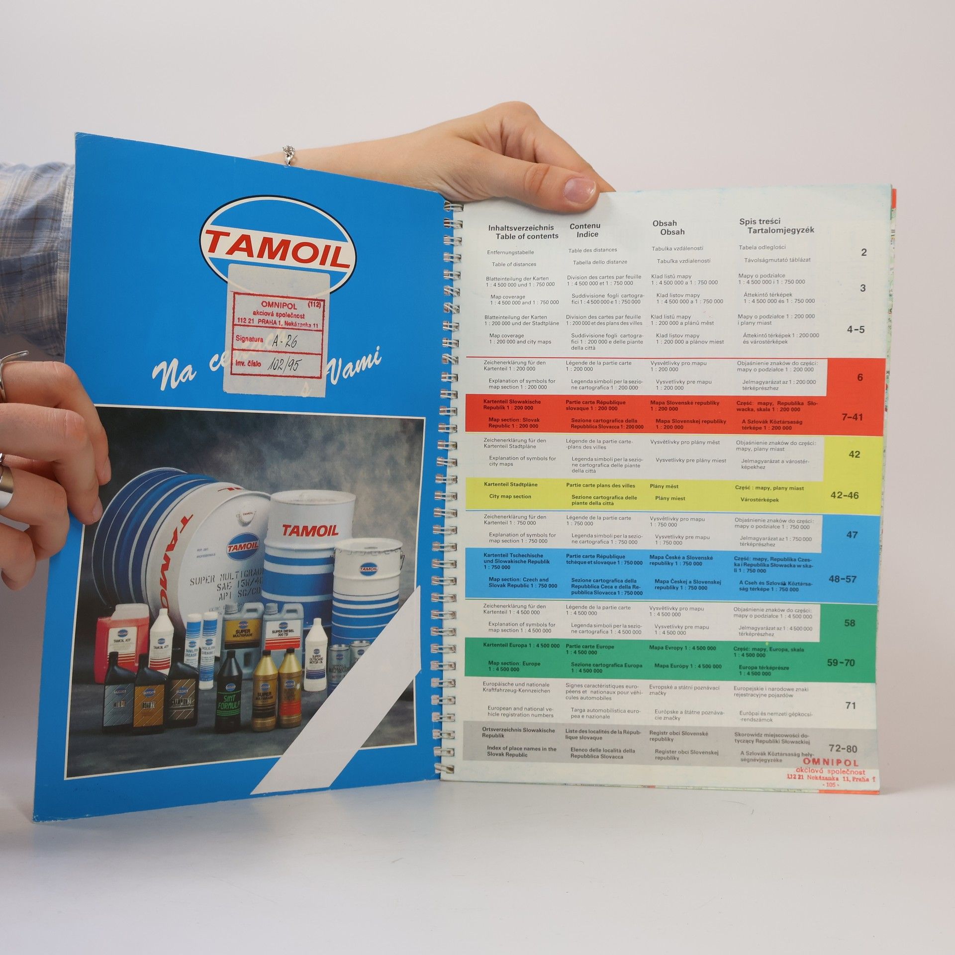 Autorenkollektiv Slovenská republika. Autoatlas 1 : 200 000