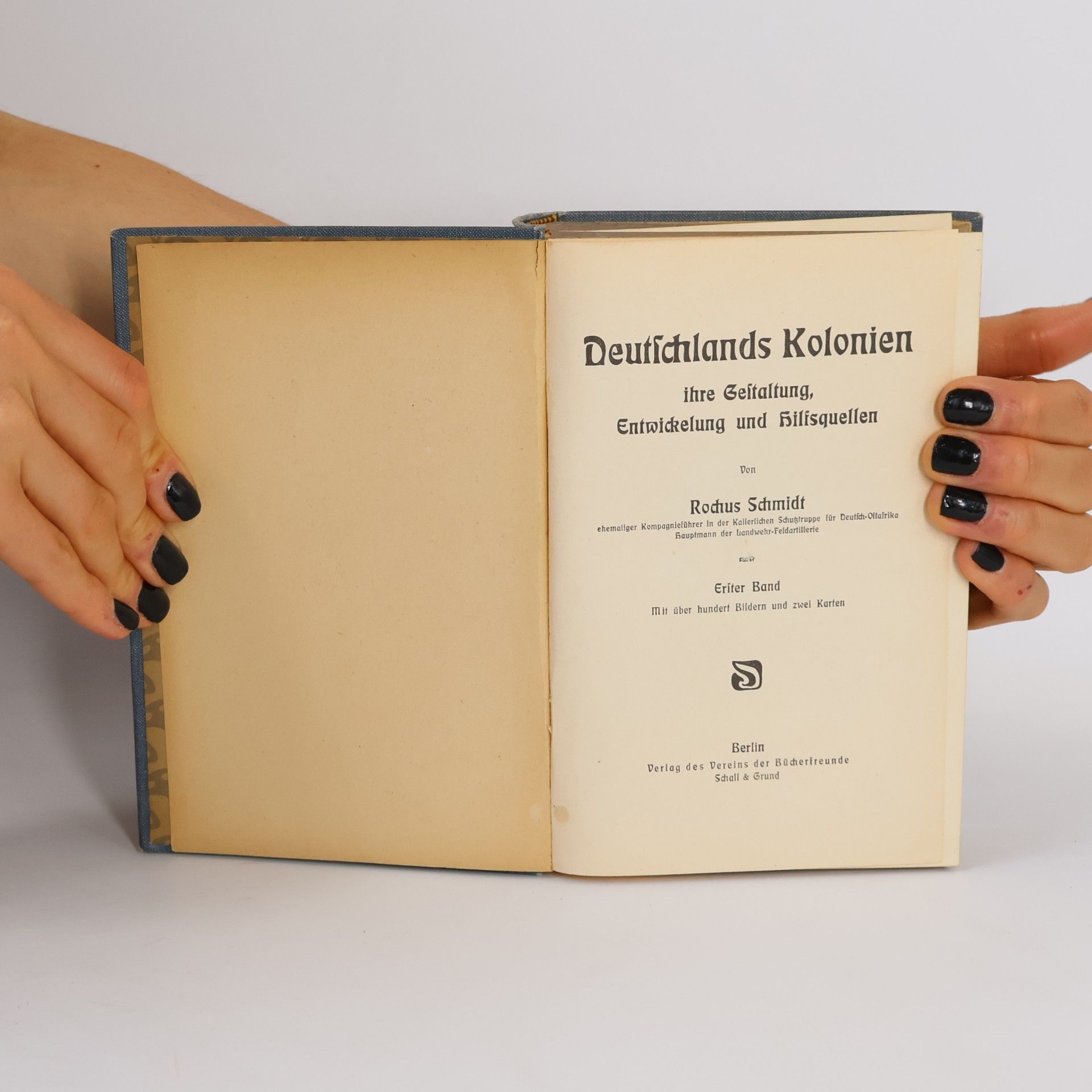 Rochus Schmidt Deutschlands Kolonien I.