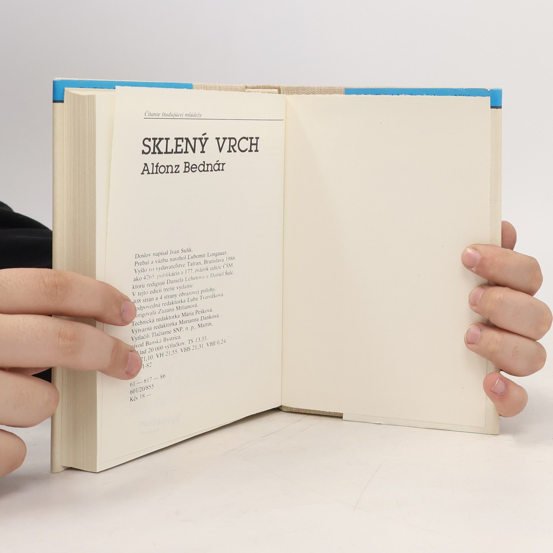 Alfonz Bednár Sklený vrch