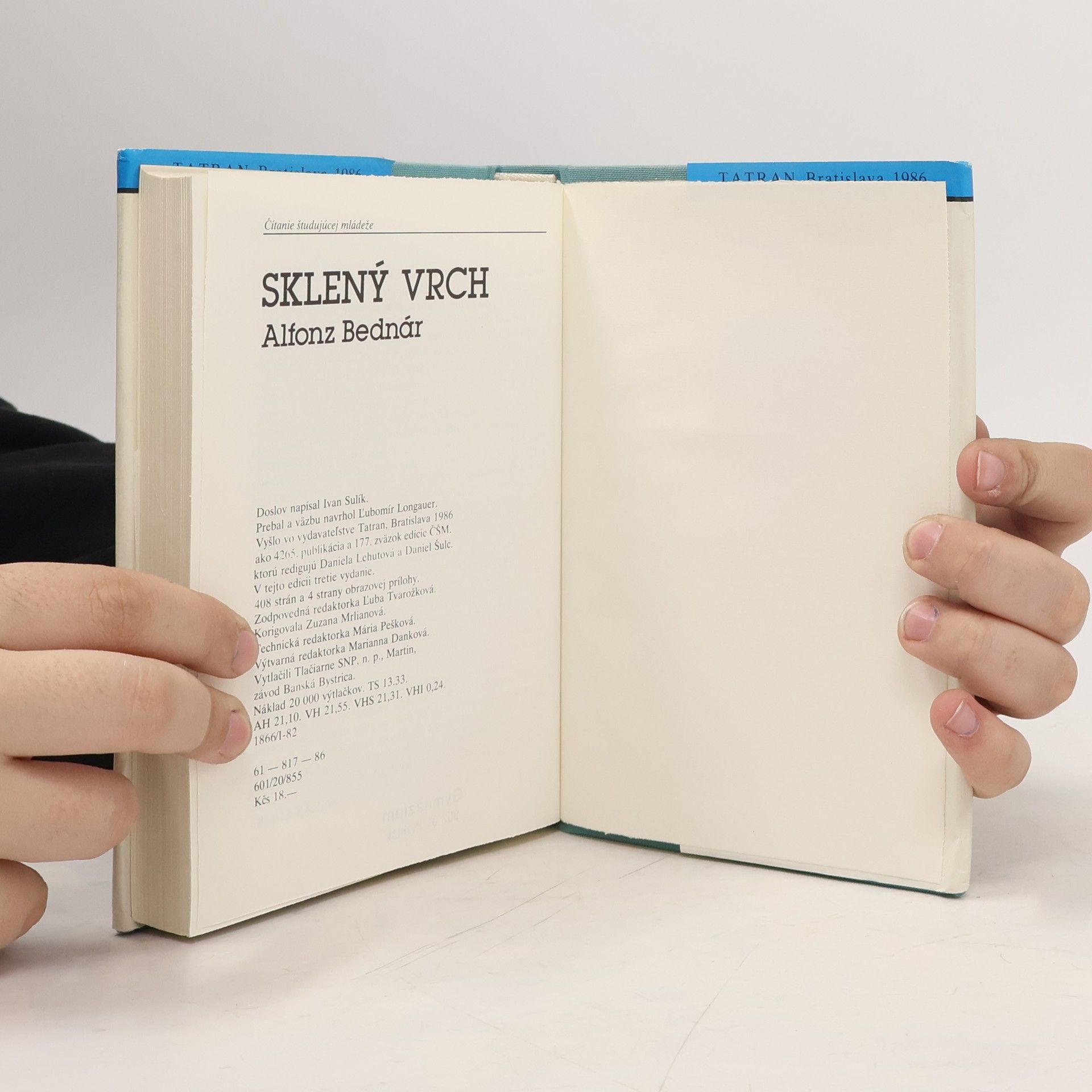 Alfonz Bednár Sklený vrch
