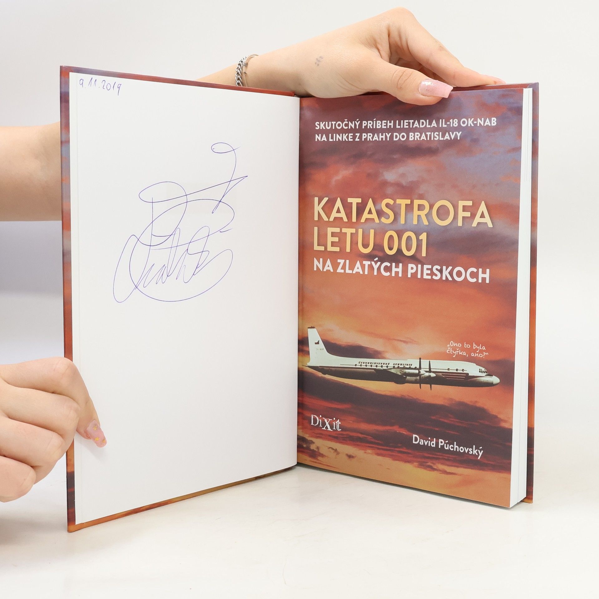 David Púchovský Katastrofa letu 001 na Zlatých pieskoch