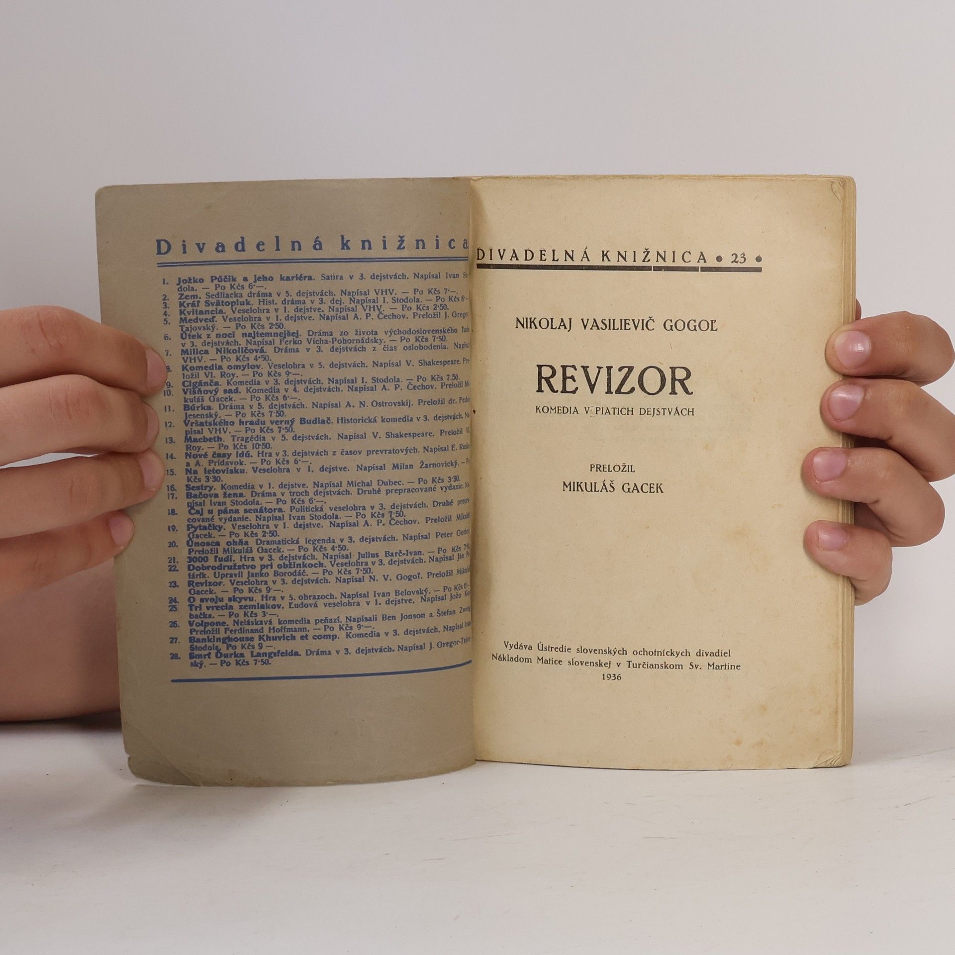 Nikolaj Vasiljevič Gogol Revizor