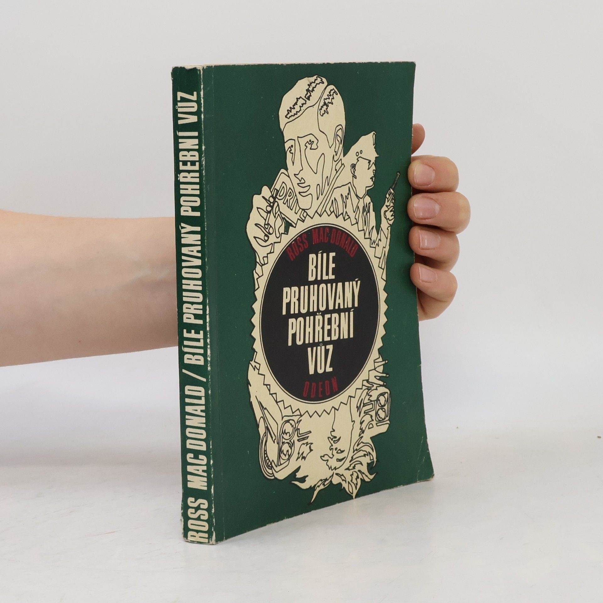 Ross Macdonald Bíle pruhovaný pohřební vůz