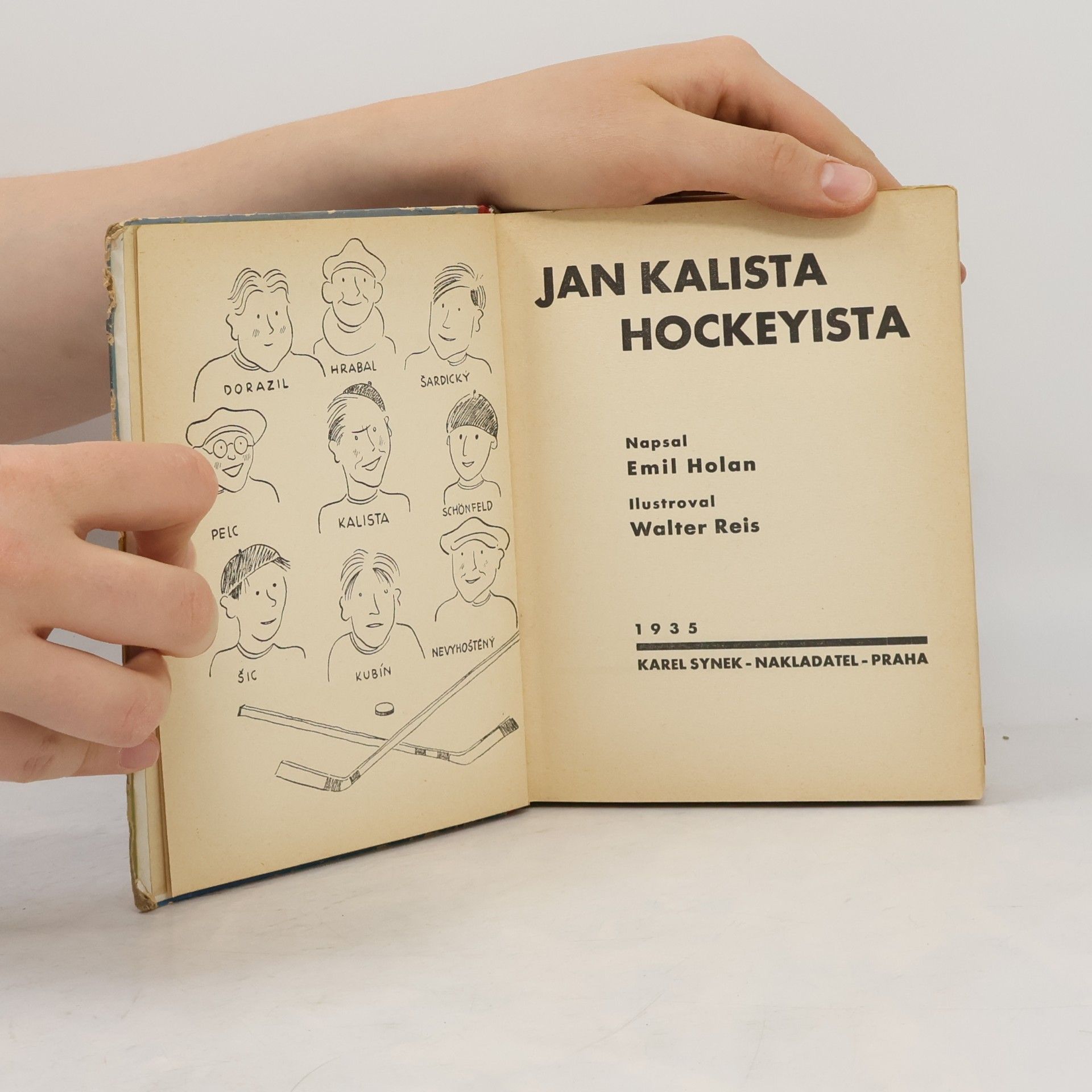 Emil Holan Jan Kalista, hockeyista